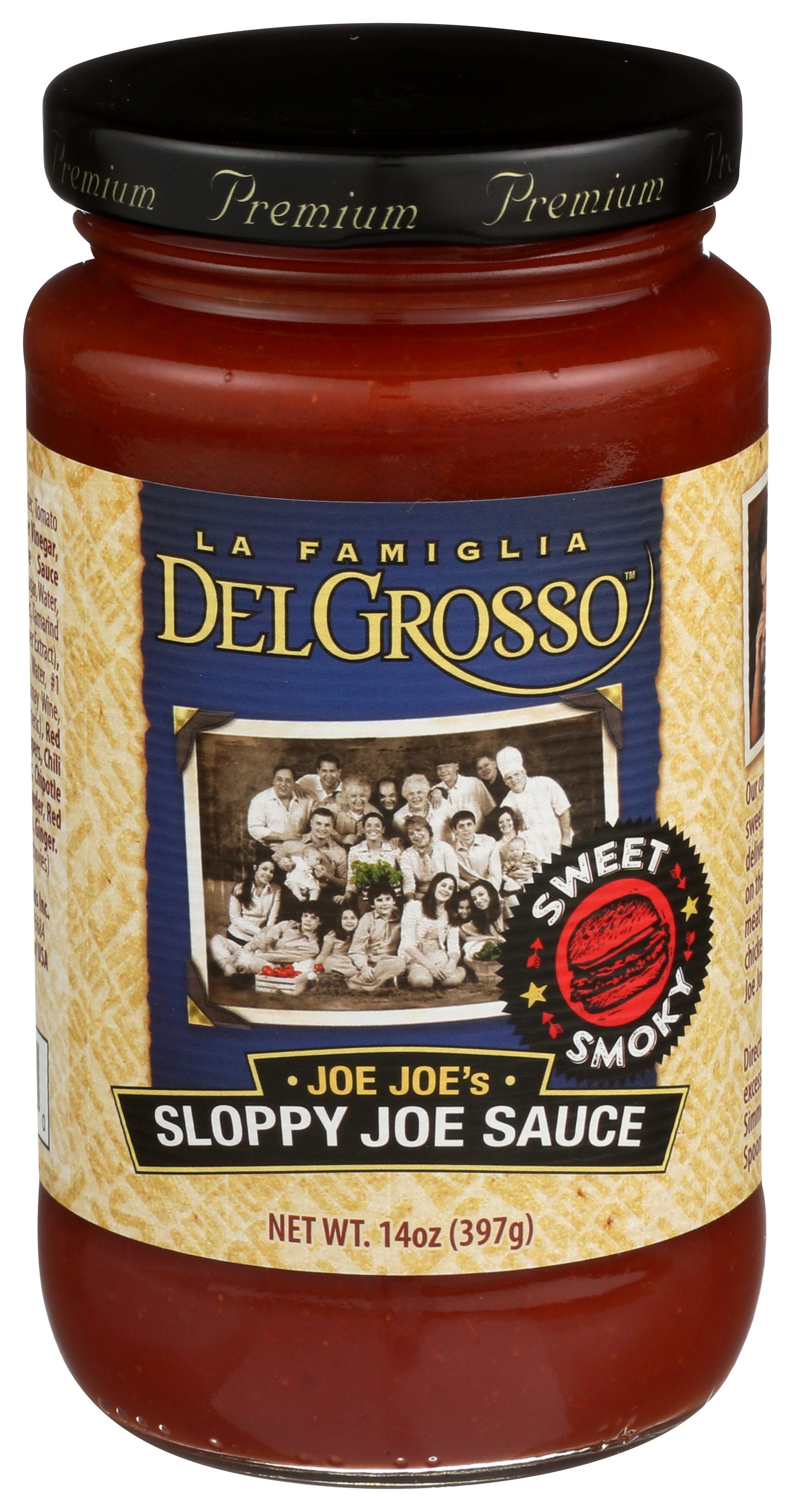 LA FAMIGLIA DELGROSSO SAUCE SLOPPY JOE JOES - Case of 12