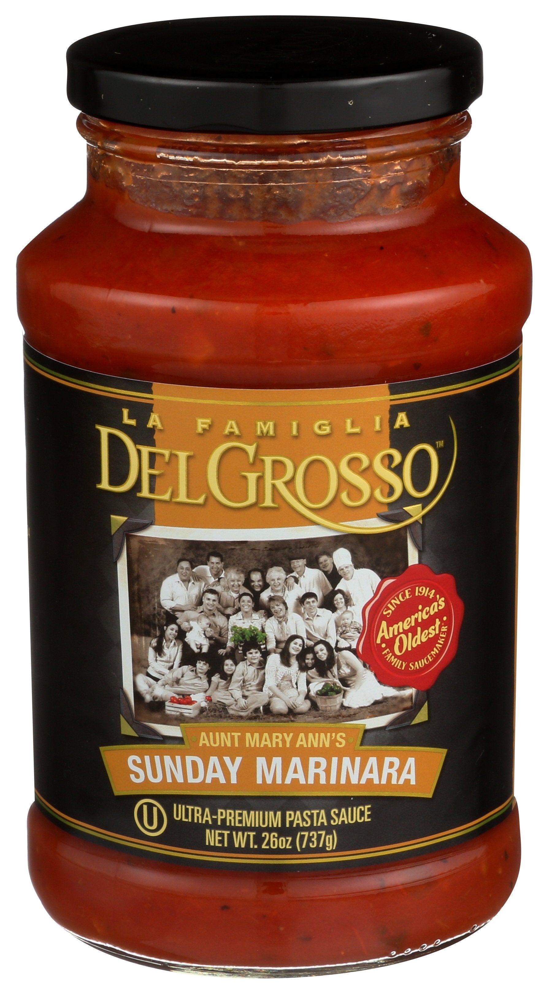 LA FAMIGLIA DELGROSSO SAUCE PASTA MARINARA - Case of 6