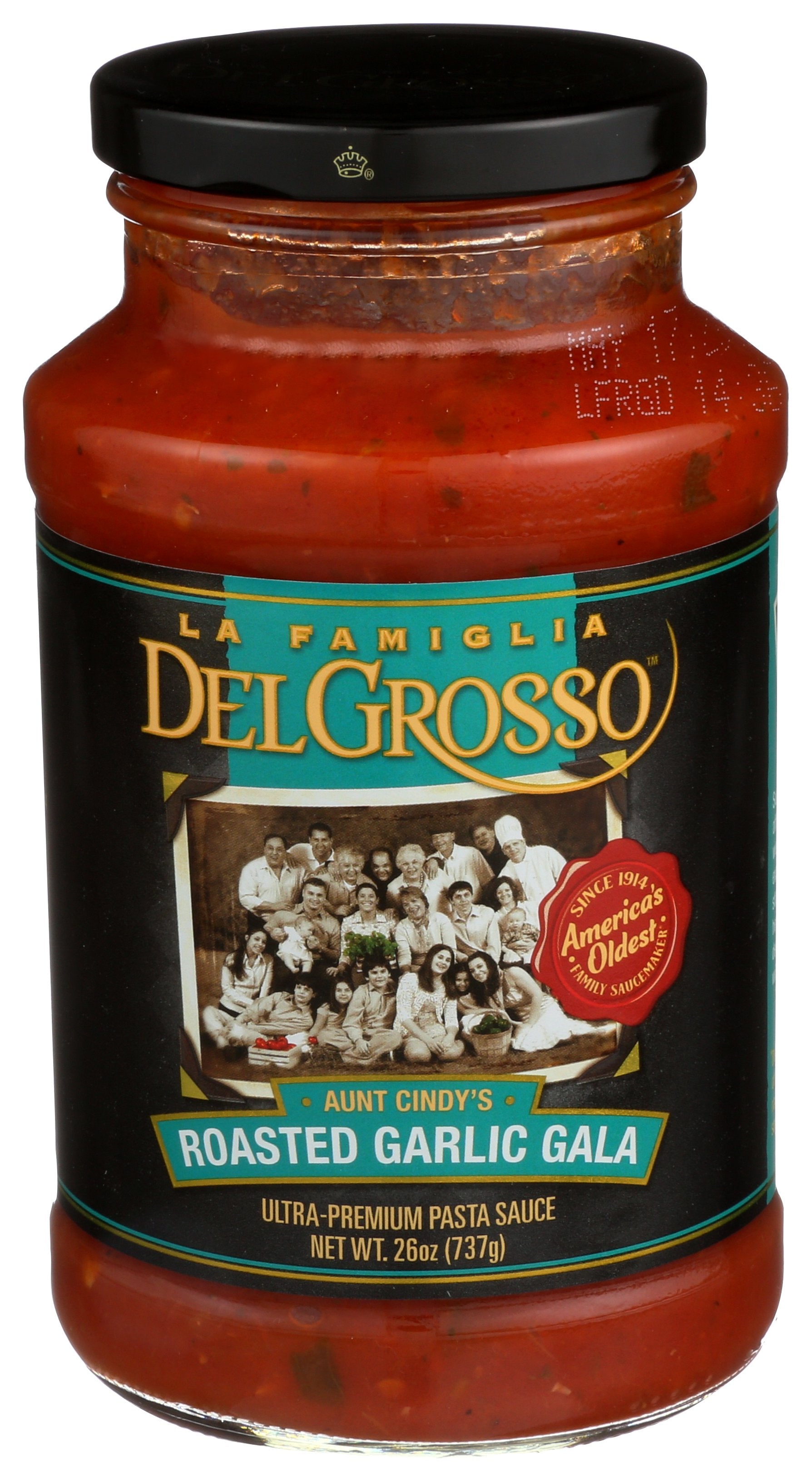 LA FAMIGLIA DELGROSSO PASTA SAUCE-RSTD GARLIC - Case of 6