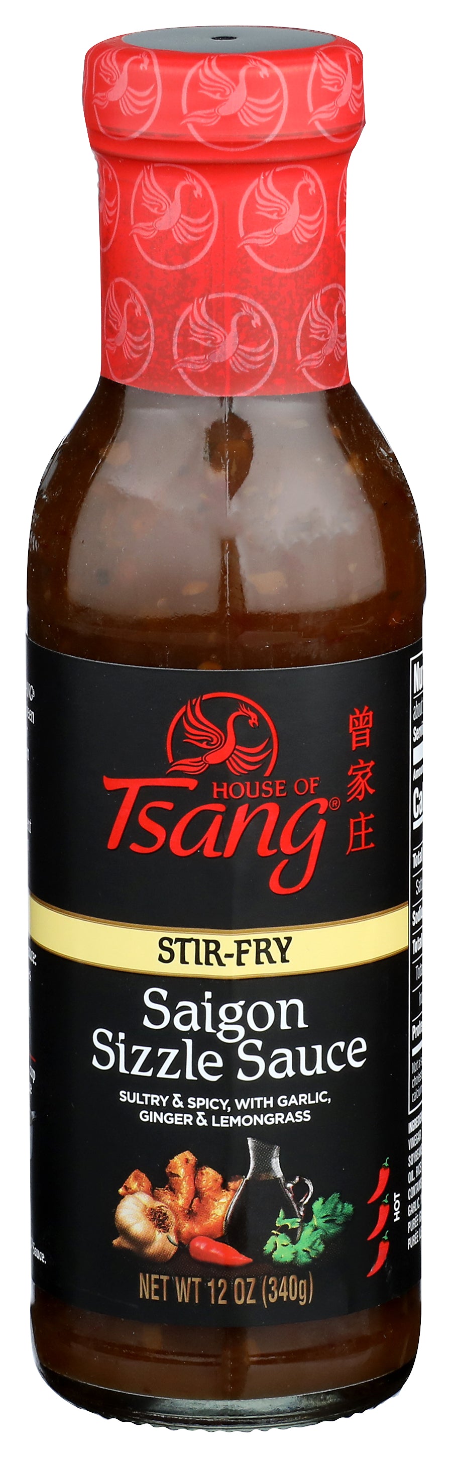 House of Tsang Saigon Sizzle Stir-fry Sauce - Case of 6 - 12 oz