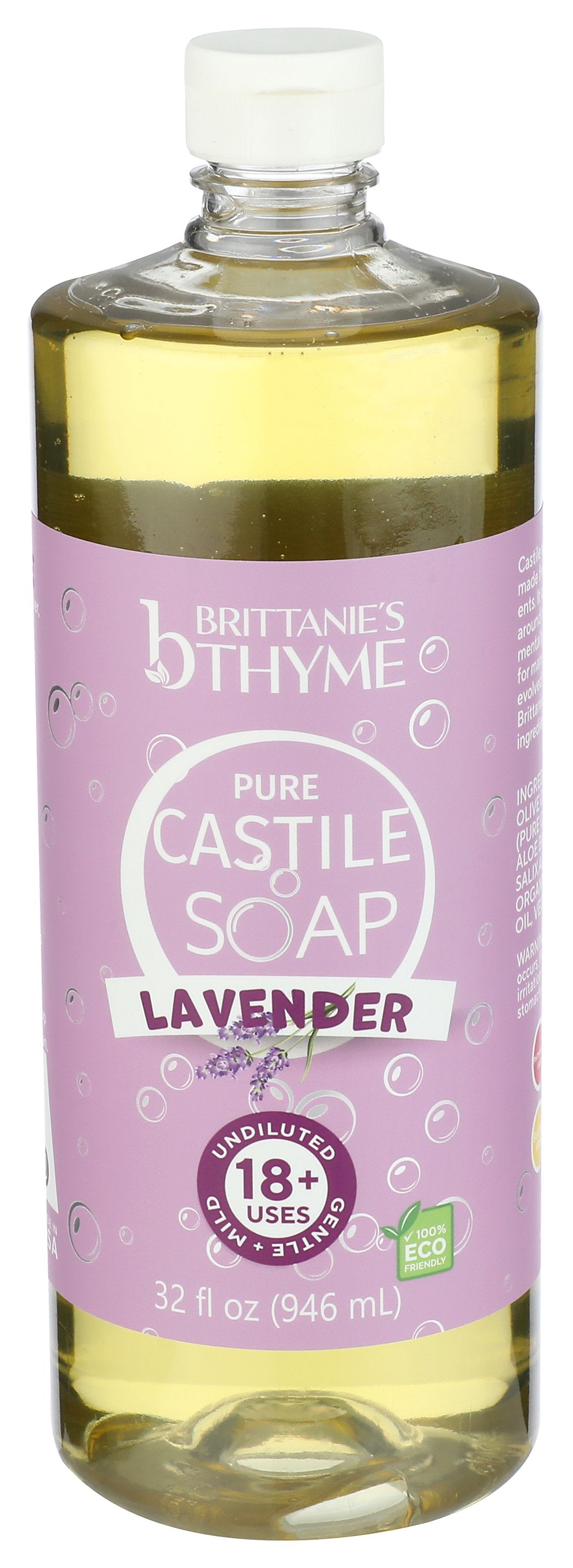 BRITTANIES THYME SOAP CASTILE LAVENDER