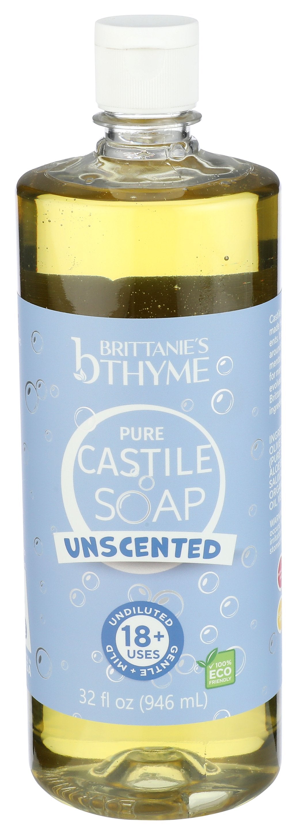 BRITTANIES THYME SOAP CASTILE UNSCENTED