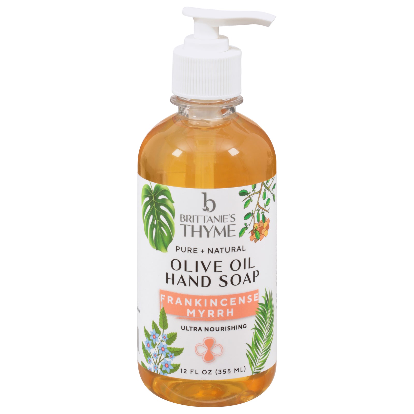 Brittanie's Thyme - Hand Soap Lq Frknsns Myrrh - Case of 6-12 FZ