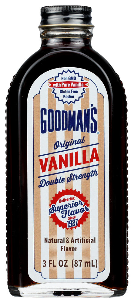 Goodmans Flavor Vanilla Original - Case of 6 - 3 FO