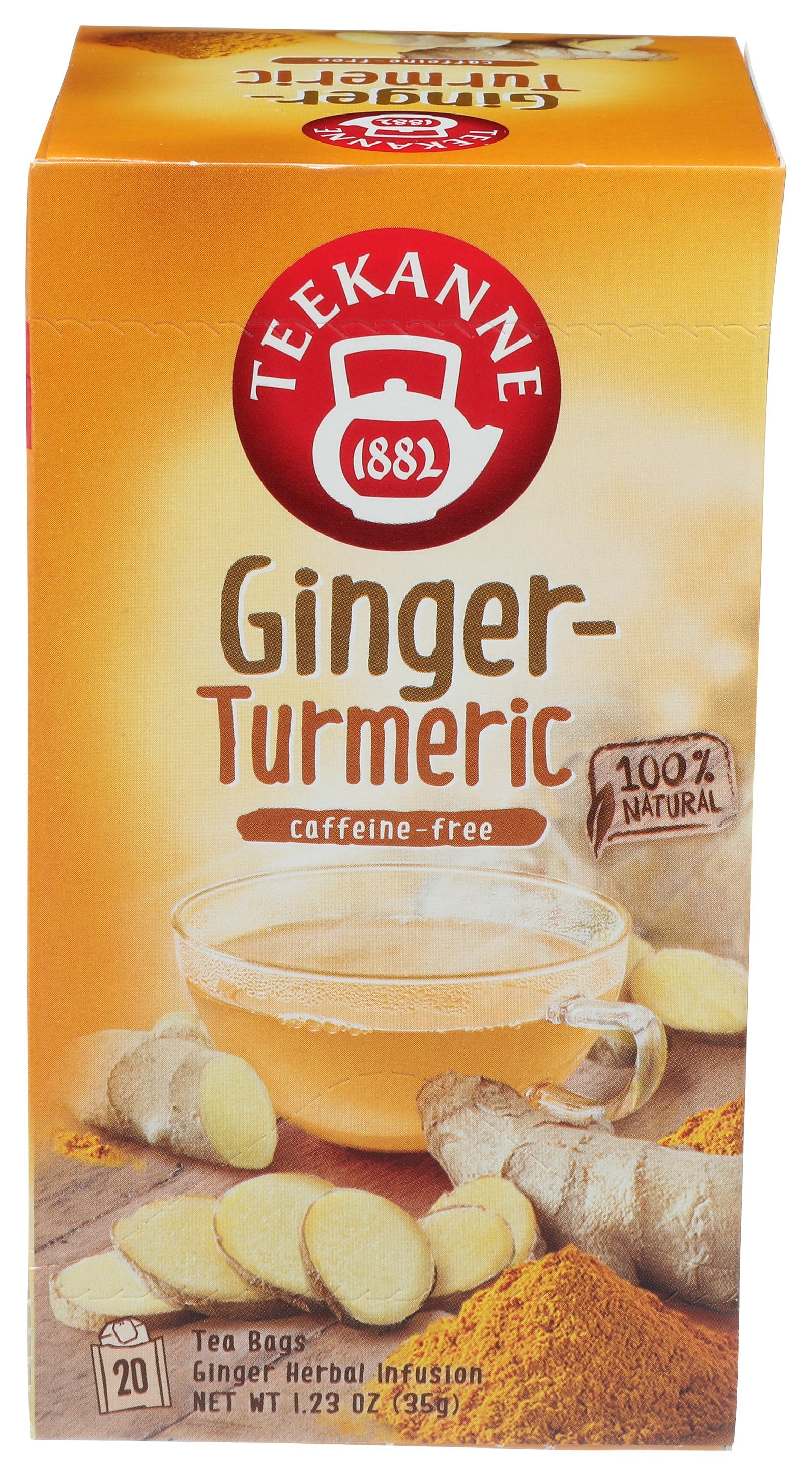 TEEKANNE TEA HRBL GINGER TURMERIC - Case of 10