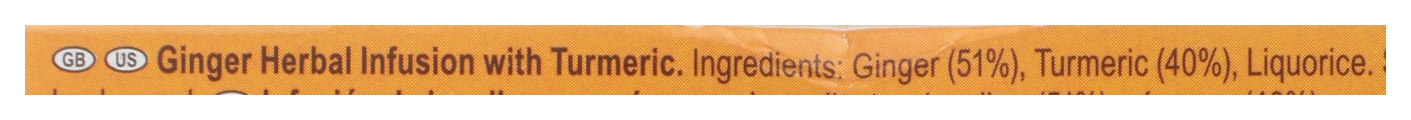 TEEKANNE TEA HRBL GINGER TURMERIC - Case of 10