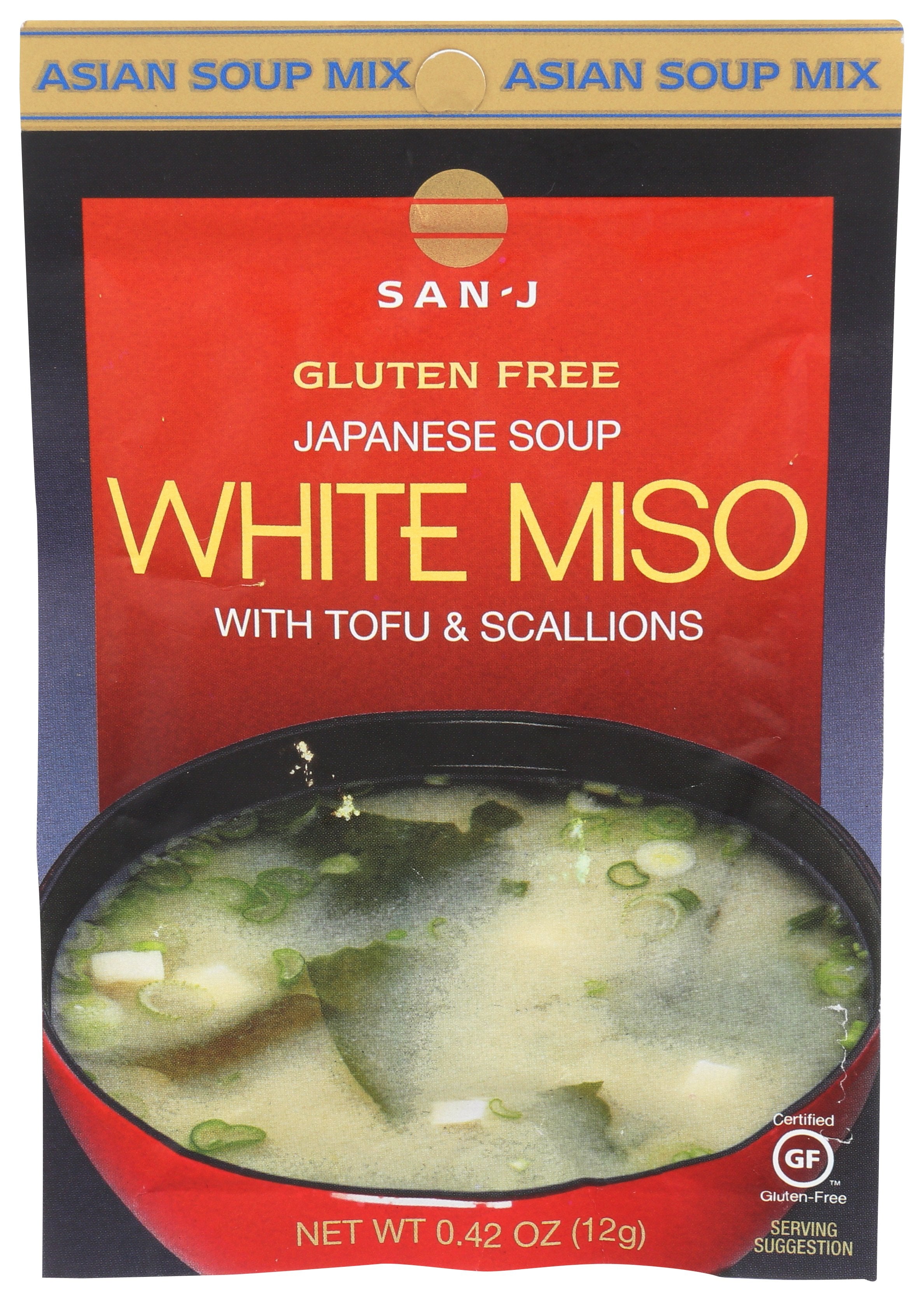 SAN J SOUP MIX GF MISO WHITE - Case of 36