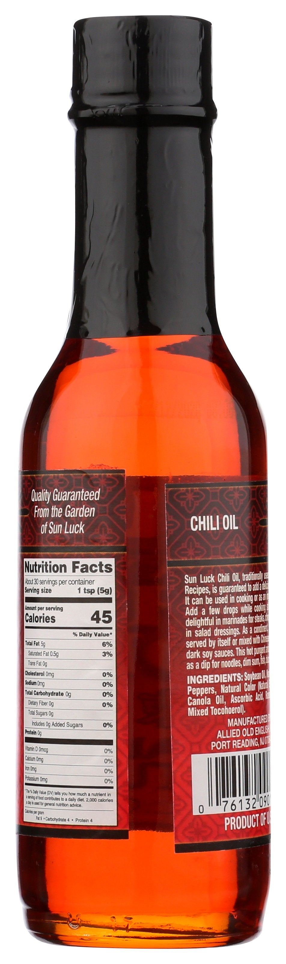 SUN LUCK OIL CHILI HOT - Case of 12