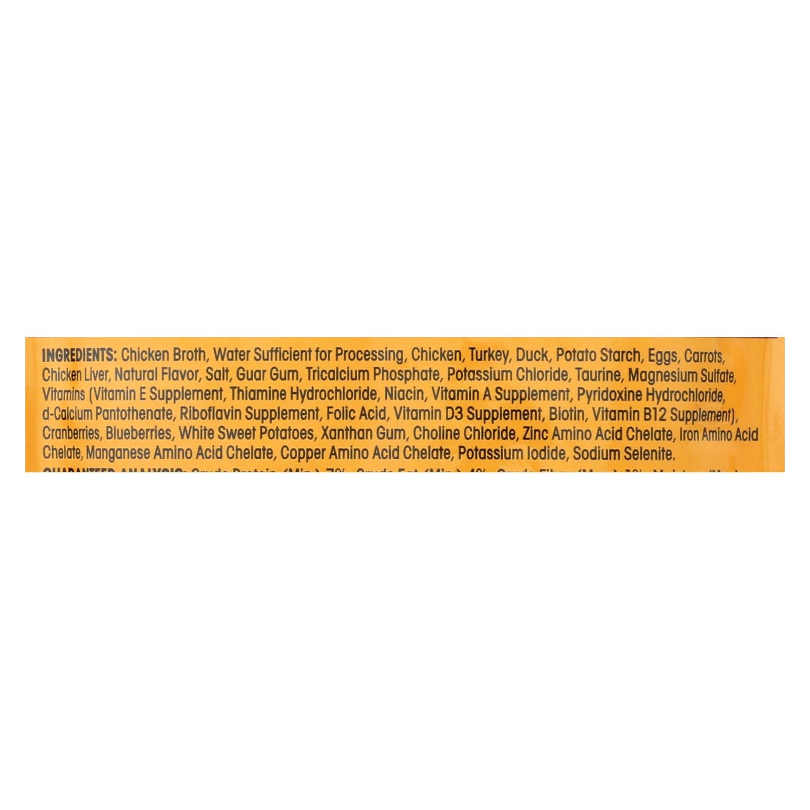Wellness Pet Products Cat Food - Morsels with Turkey and Duck In Savory Sauce - Case of 24 - 3 oz.
