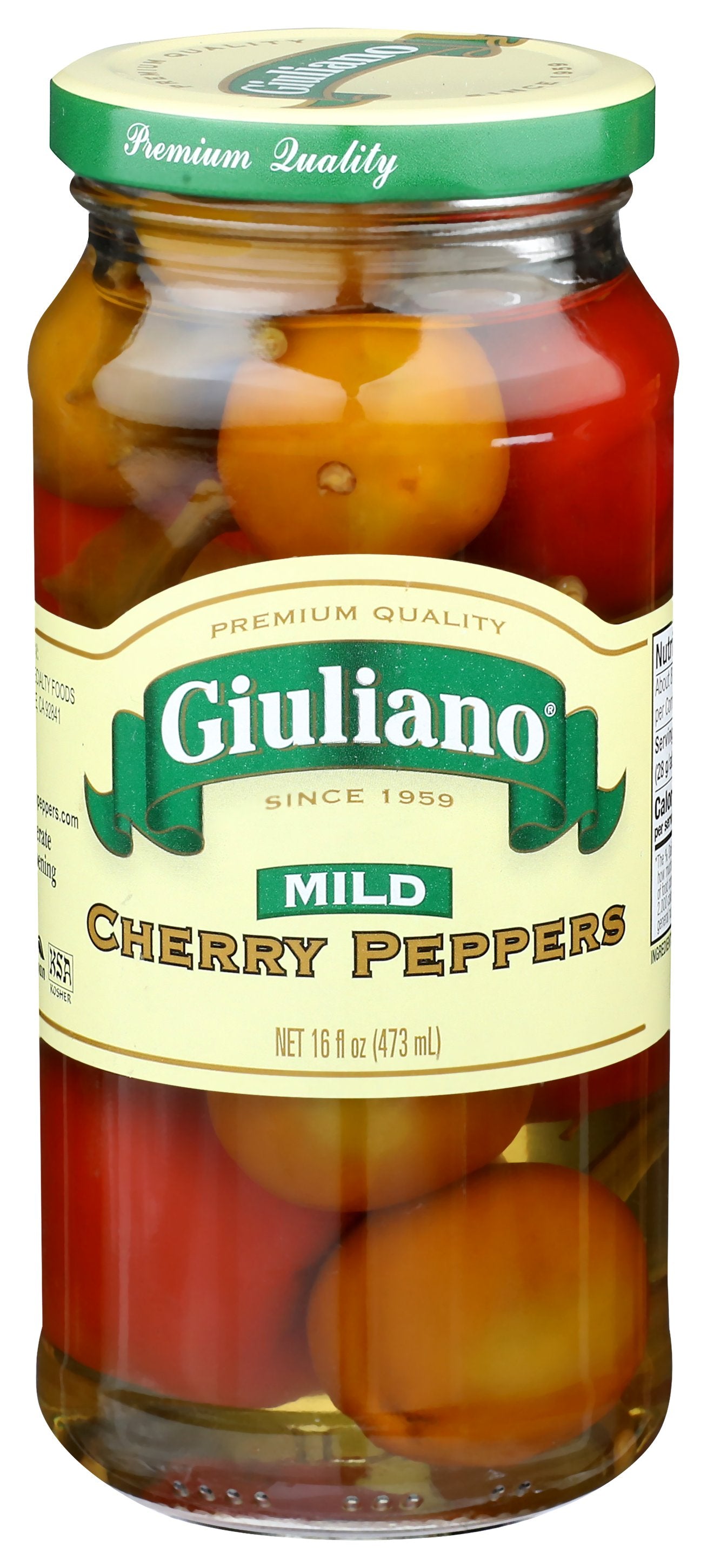 GIULIANO PEPPER CHRY SWT MILD - Case of 6