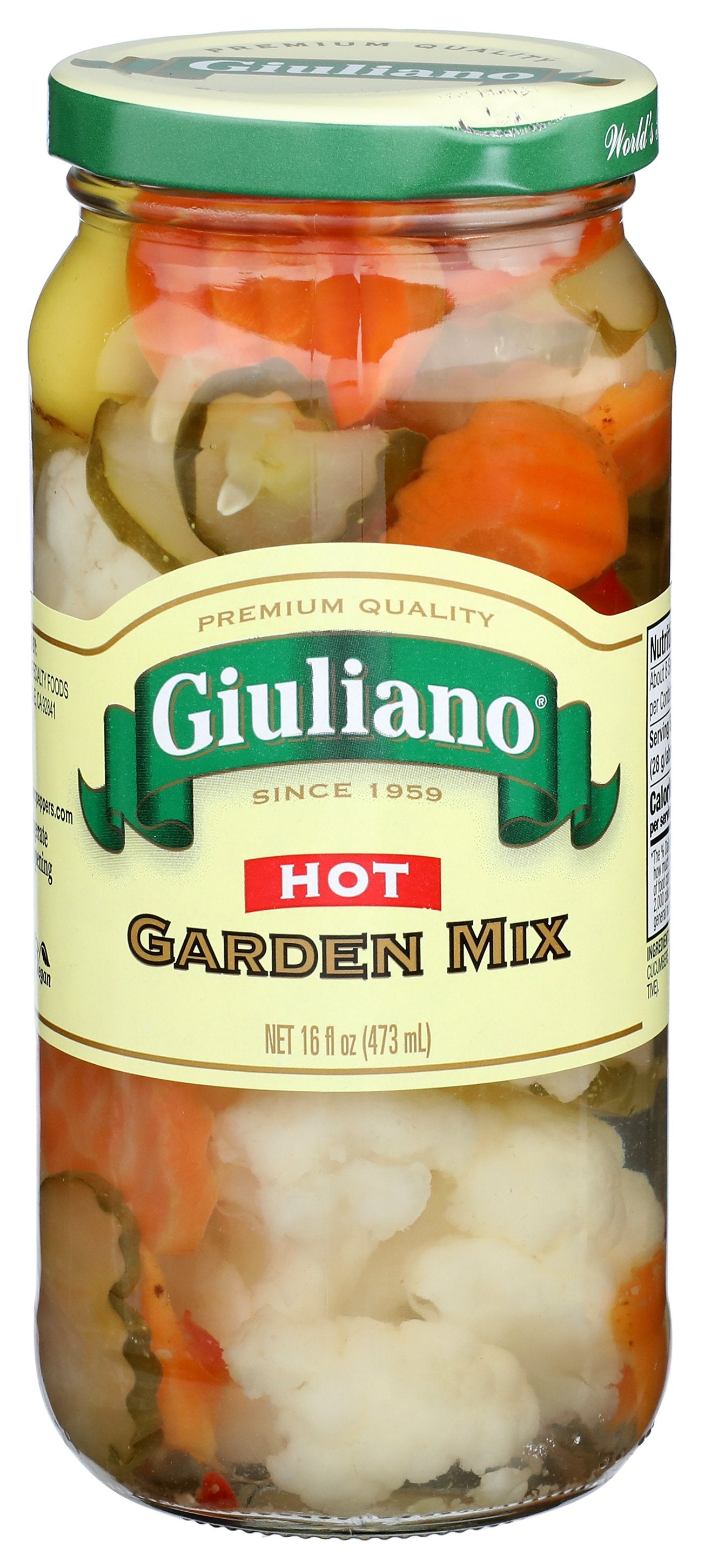 GIULIANO VEG MIX GARDEN HOT - Case of 6