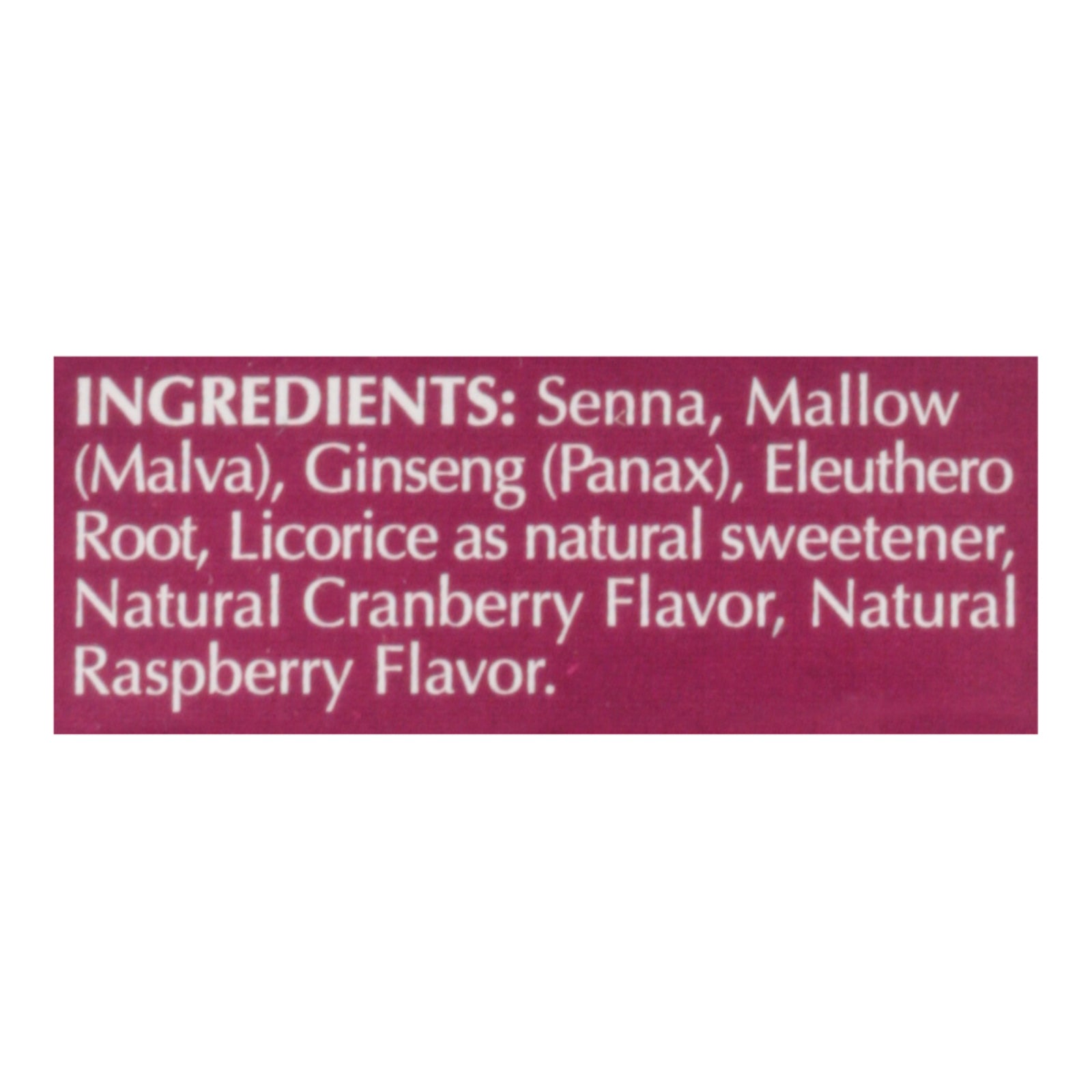 Hobe Labs Ultra Slim Tea Cran-raspberry - 24 Tea Bags
