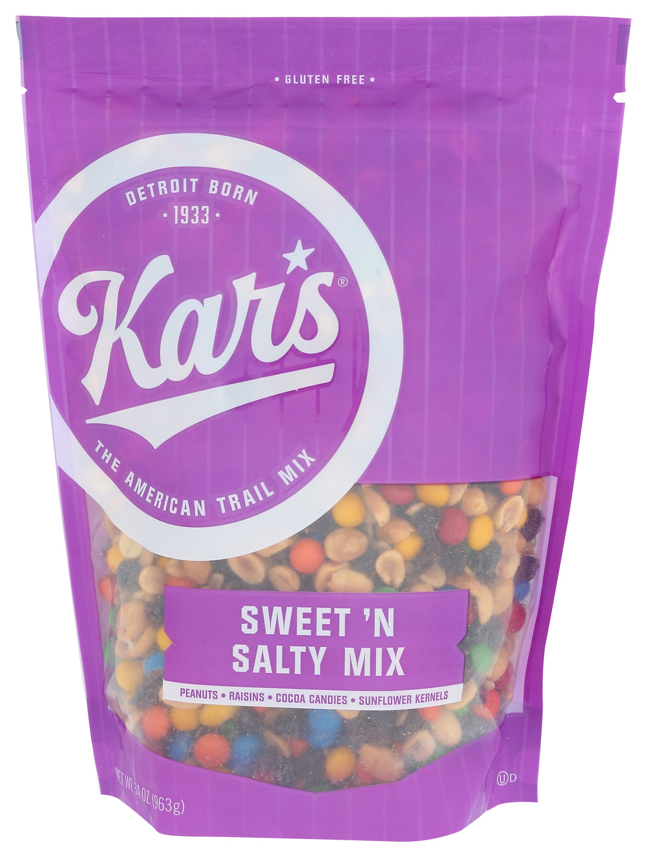KARS NUT PRODUCTS COMPANY TRAIL MIX SWEET N S - Case of 6