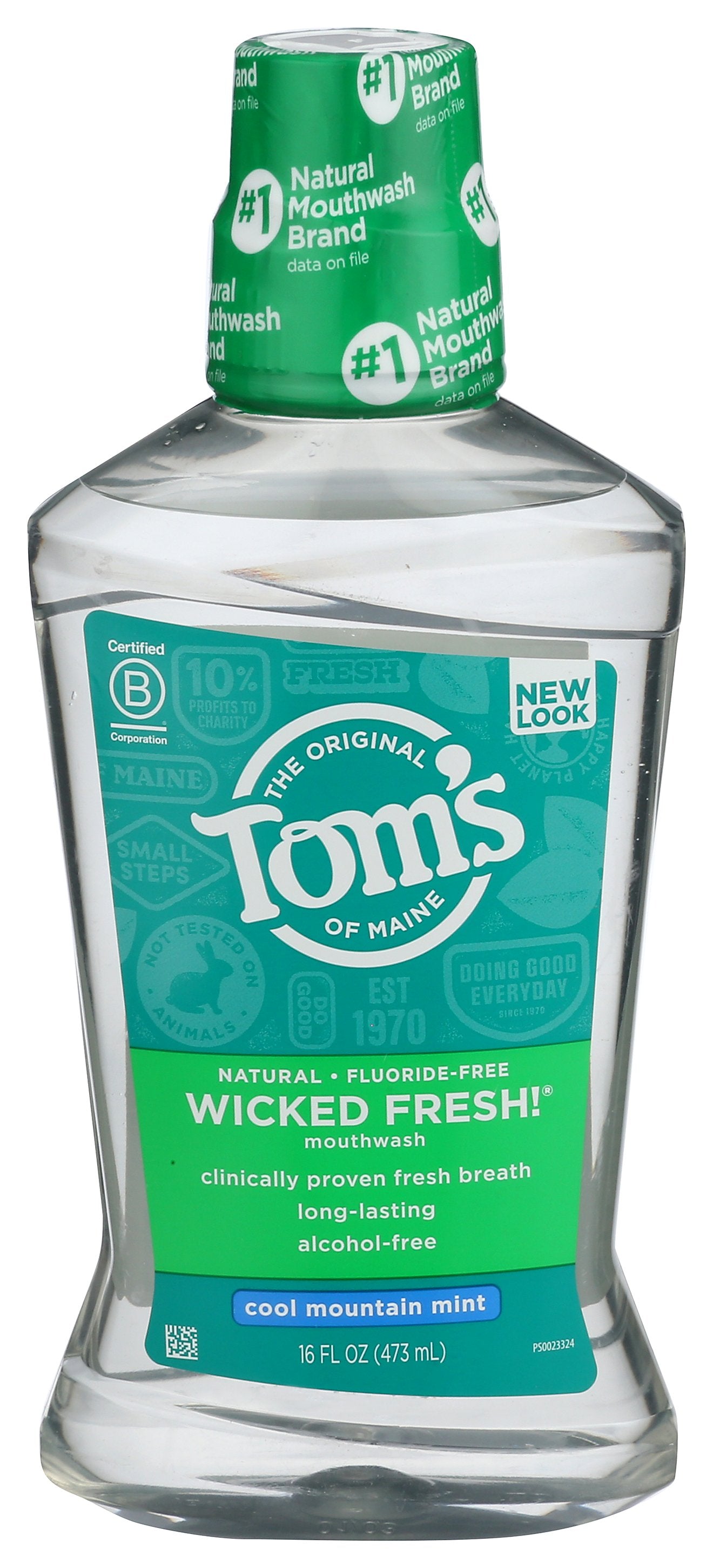 TOMS OF MAINE MOUTHWASH WKDFRSH MINT MNT - Case of 3