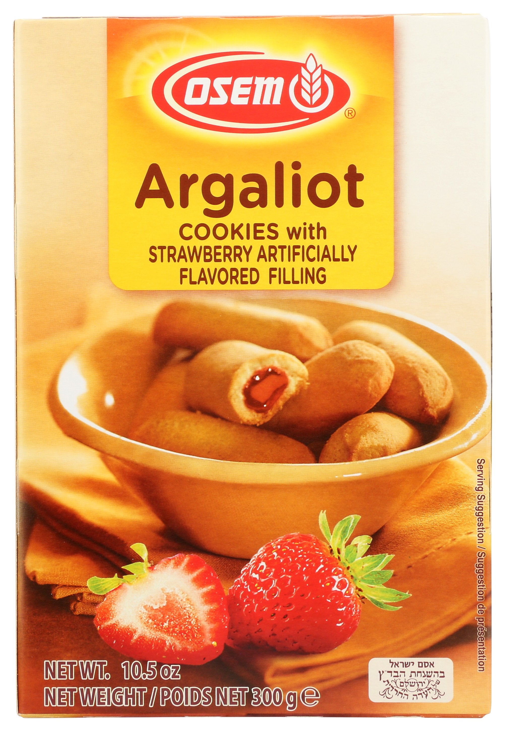 OSEM COOKIES ARGALIOT STRWBRY - Case of 12
