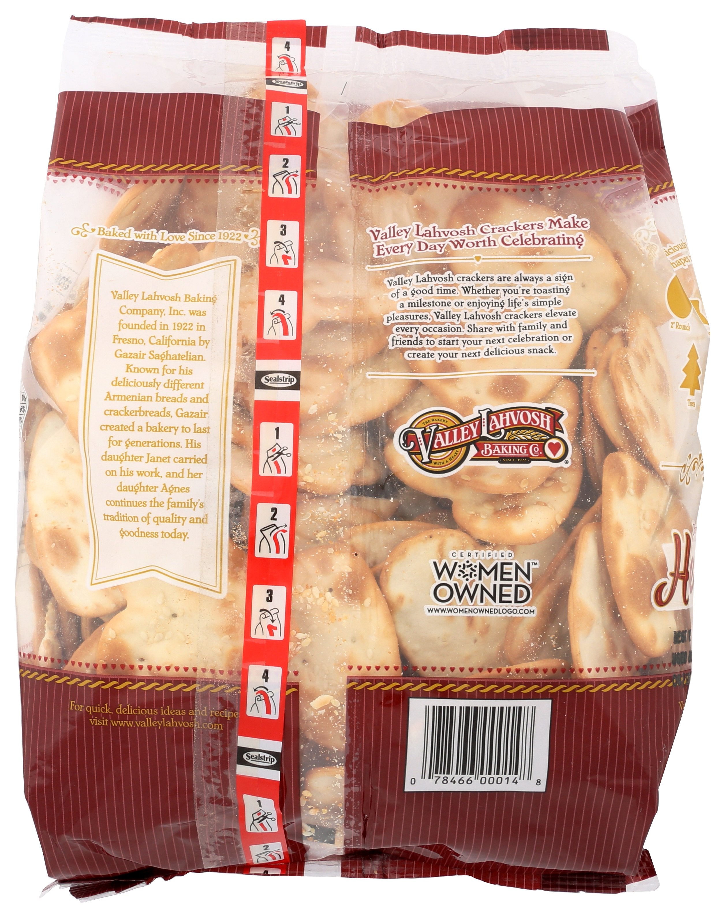 VALLEY LAHVOSH CRACKER HEART ORGNL - Case of 10
