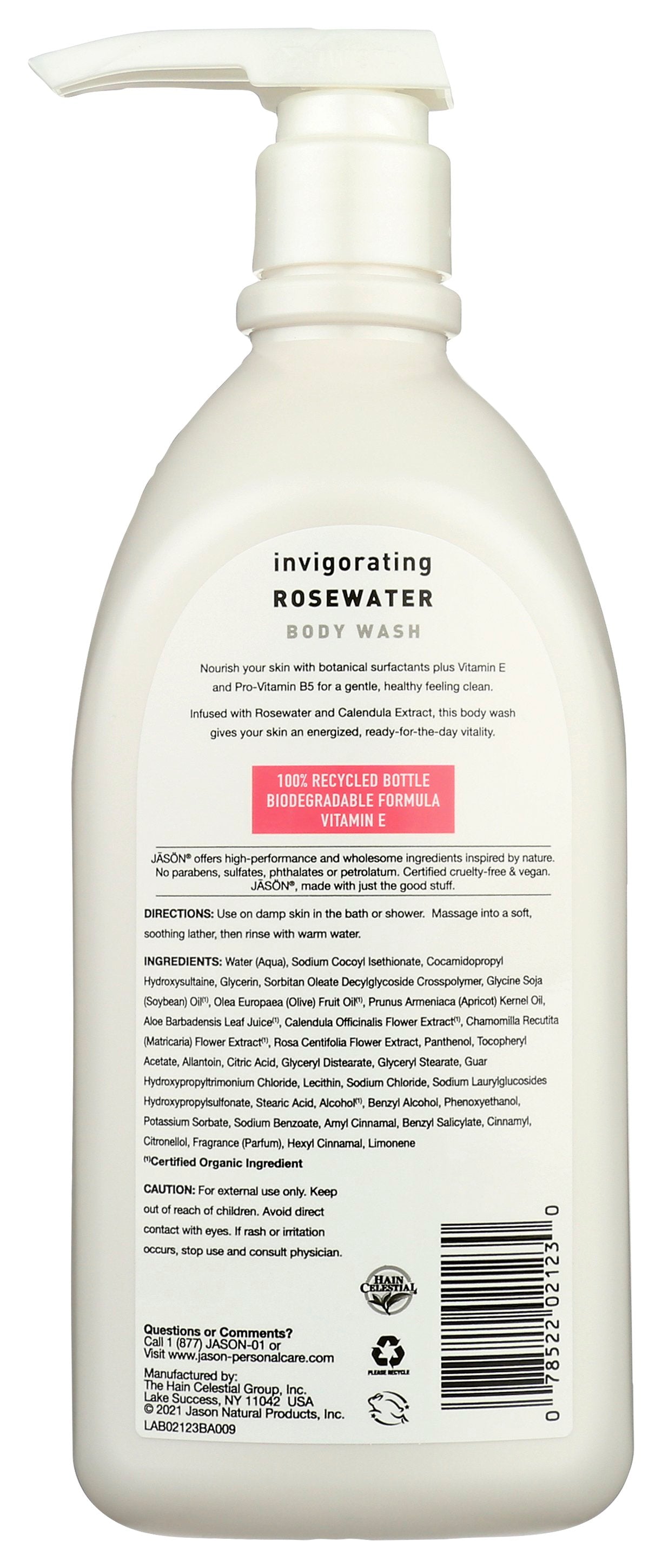 JASON BODY WASH GLYC & ROSE - Case of 3