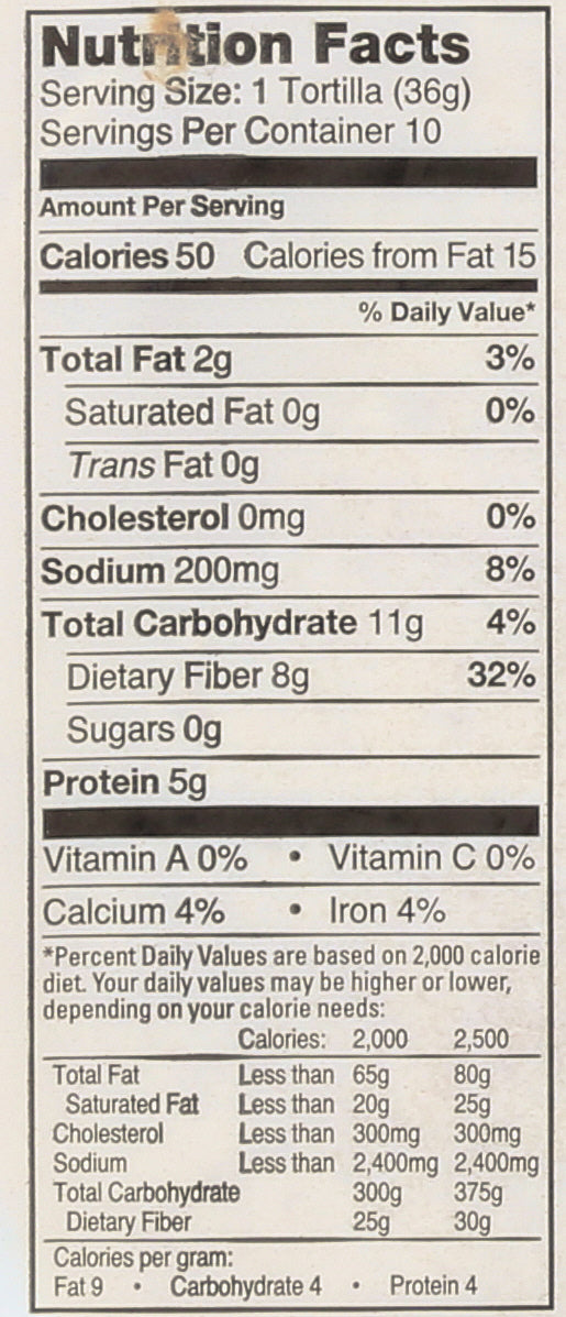 LA TORTILLA FACTORY TORTILLA FLOUR WWHT 7IN - Case of 10