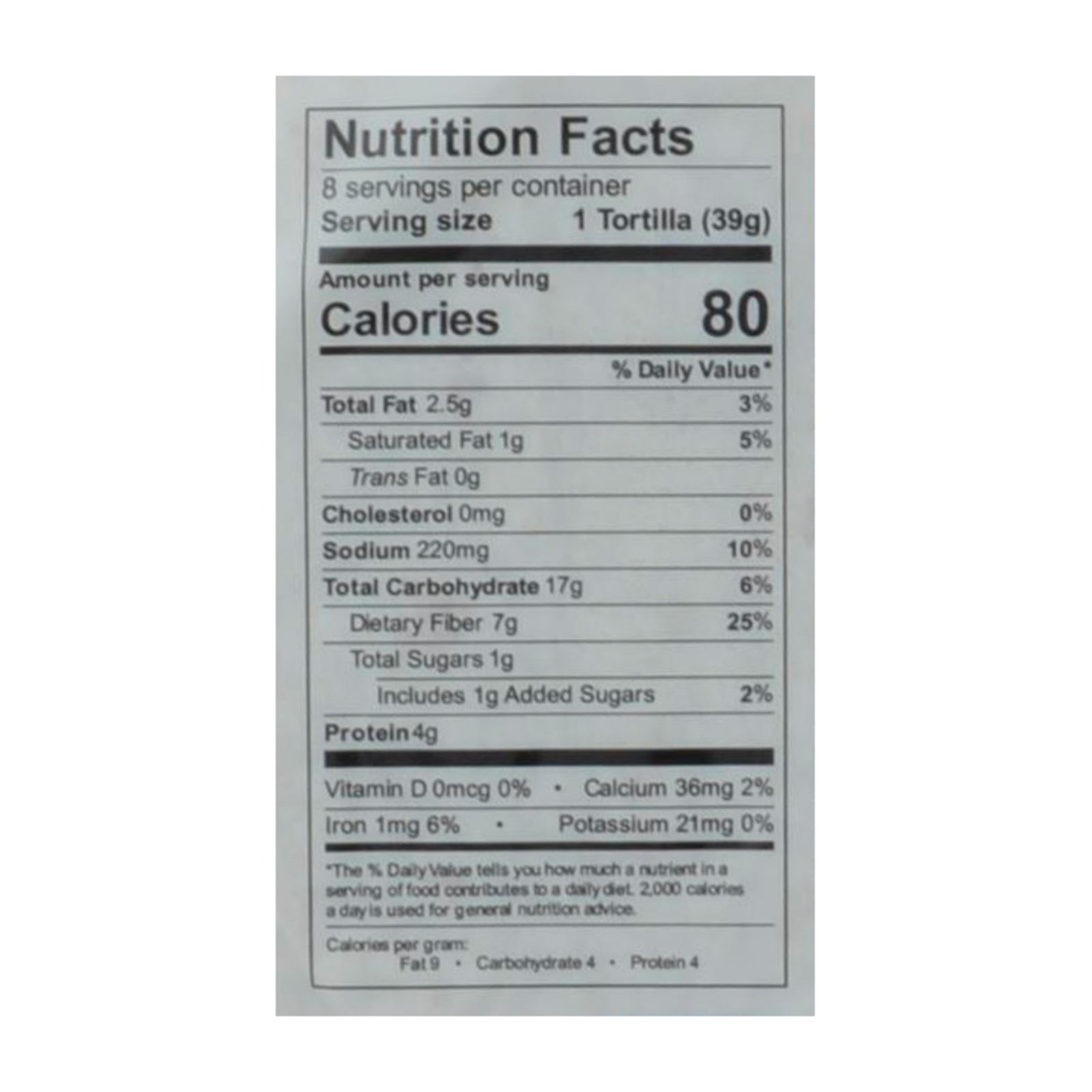 La Tortilla Factory - Tort Flour Light 8ct - CS of 10-11 OZ
