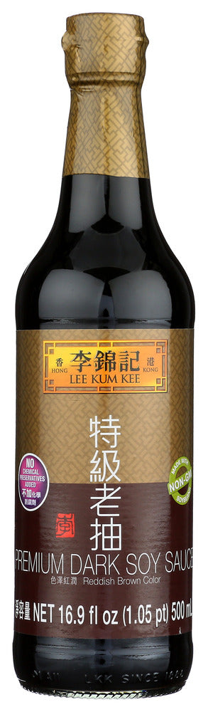 Lee Kum Kee Premium Soy Sauce - Case of 12 - 16.9 OZ