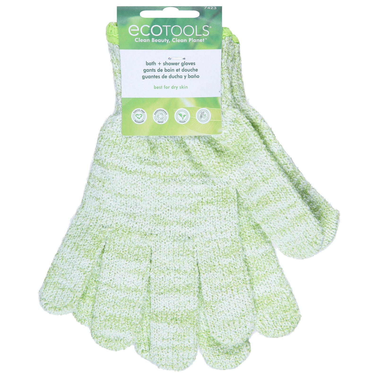 Eco Tool - Bath & Shower Gloves - CS of 6-1 PAIR