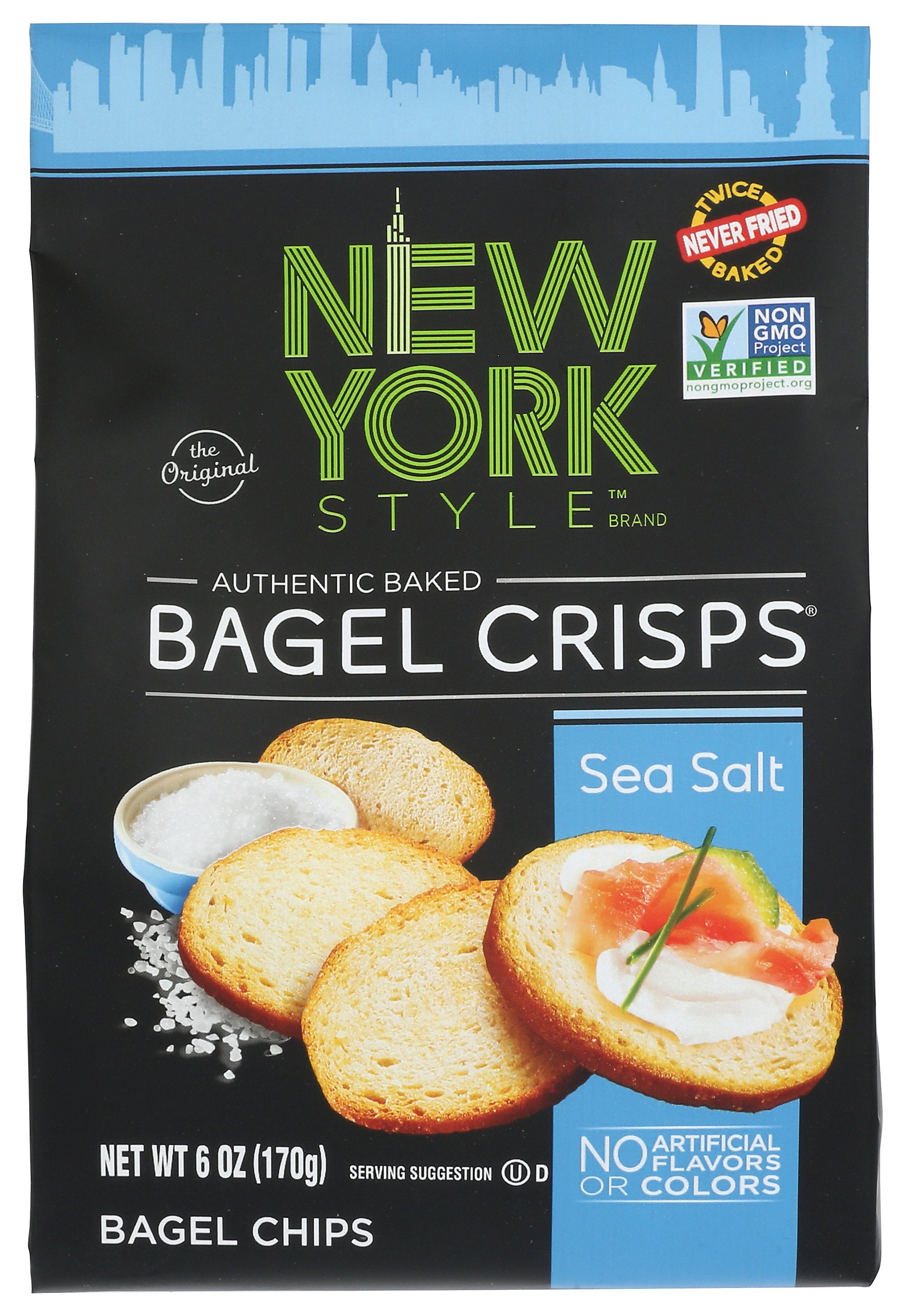 NEW YORK STYLE BAGEL CRISP SEASALT - Case of 6