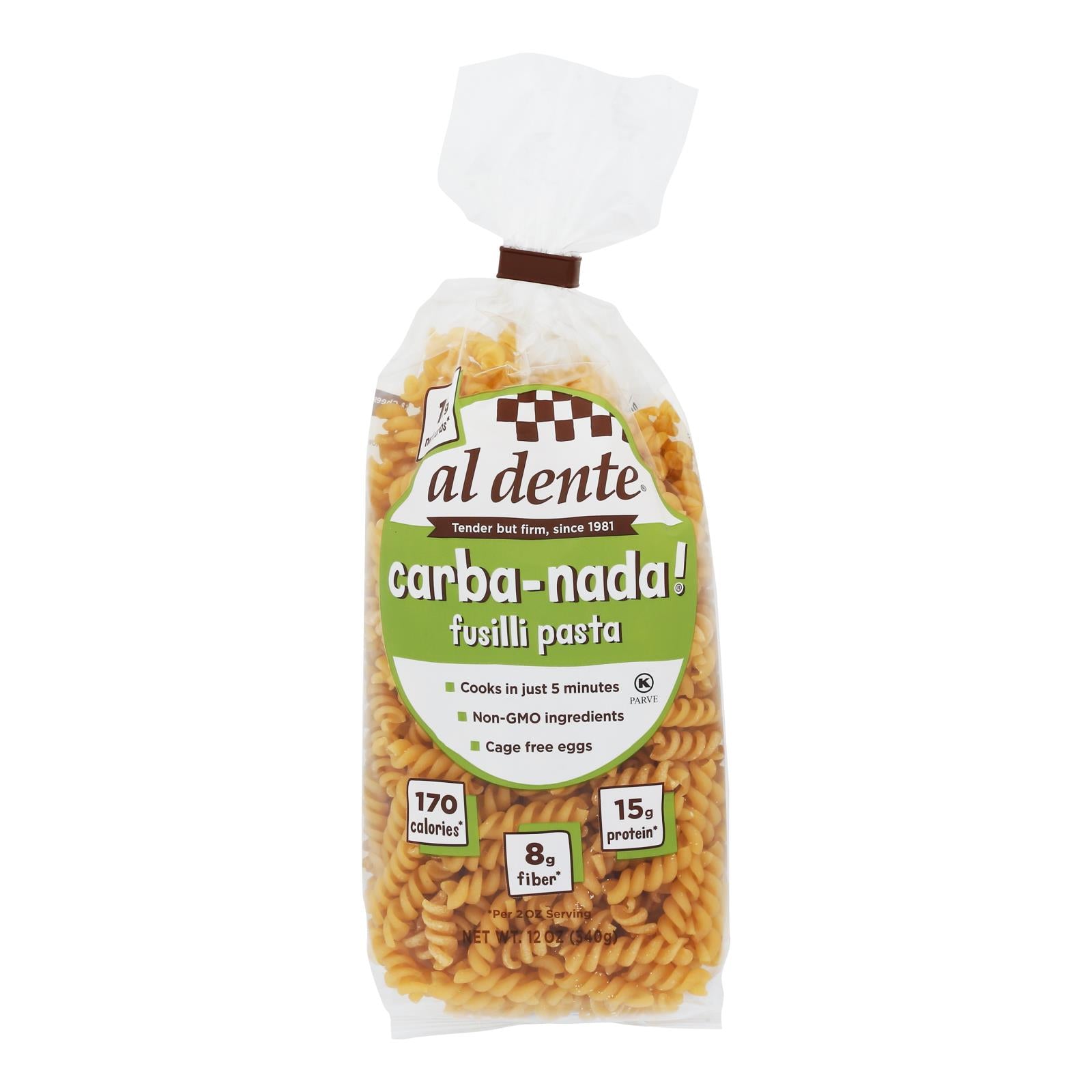 Al Dente - Carba-nada Fusilli - CS of 6-12 OZ
