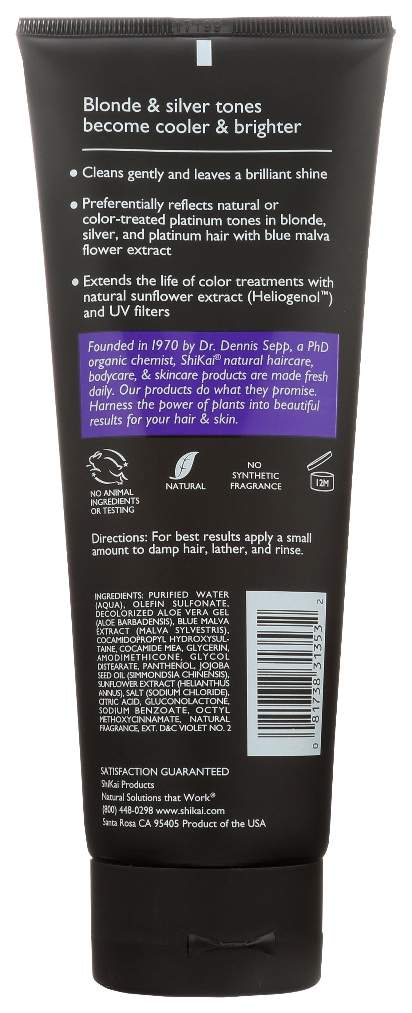 SHIKAI SHAMPOO PLTNM CLRFLCT - Case of 3