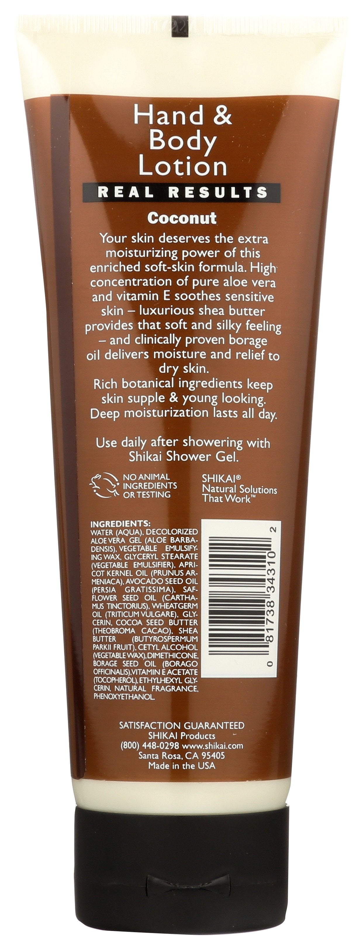 SHIKAI LOTION HND&BDY COCONUT - Case of 3