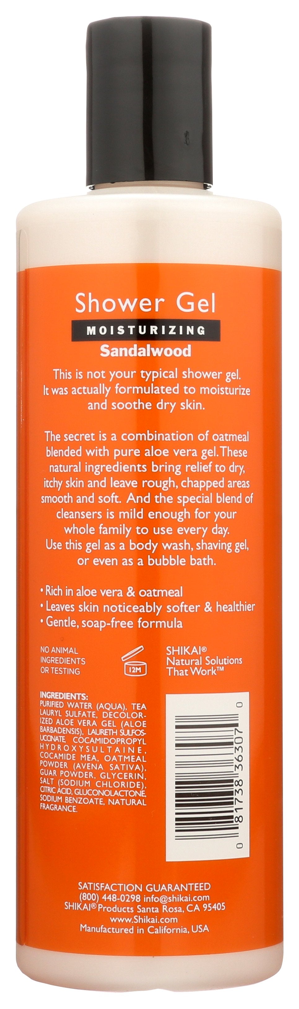 SHIKAI SHOWER GEL SNDLWOOD - Case of 3