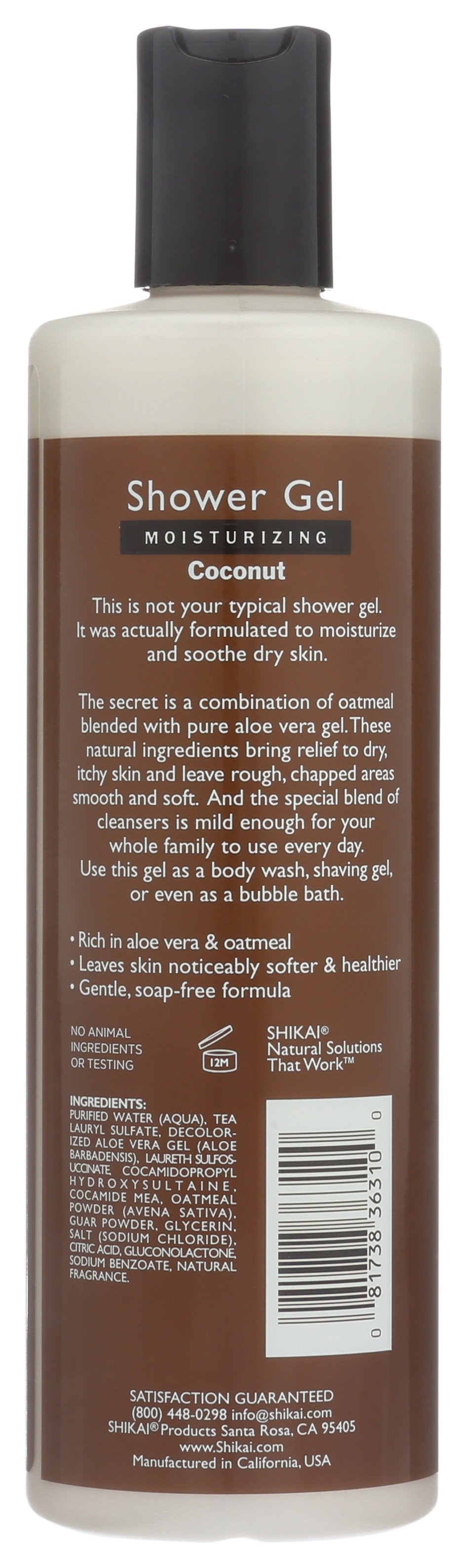 SHIKAI SHOWER GEL COCONUT - Case of 3