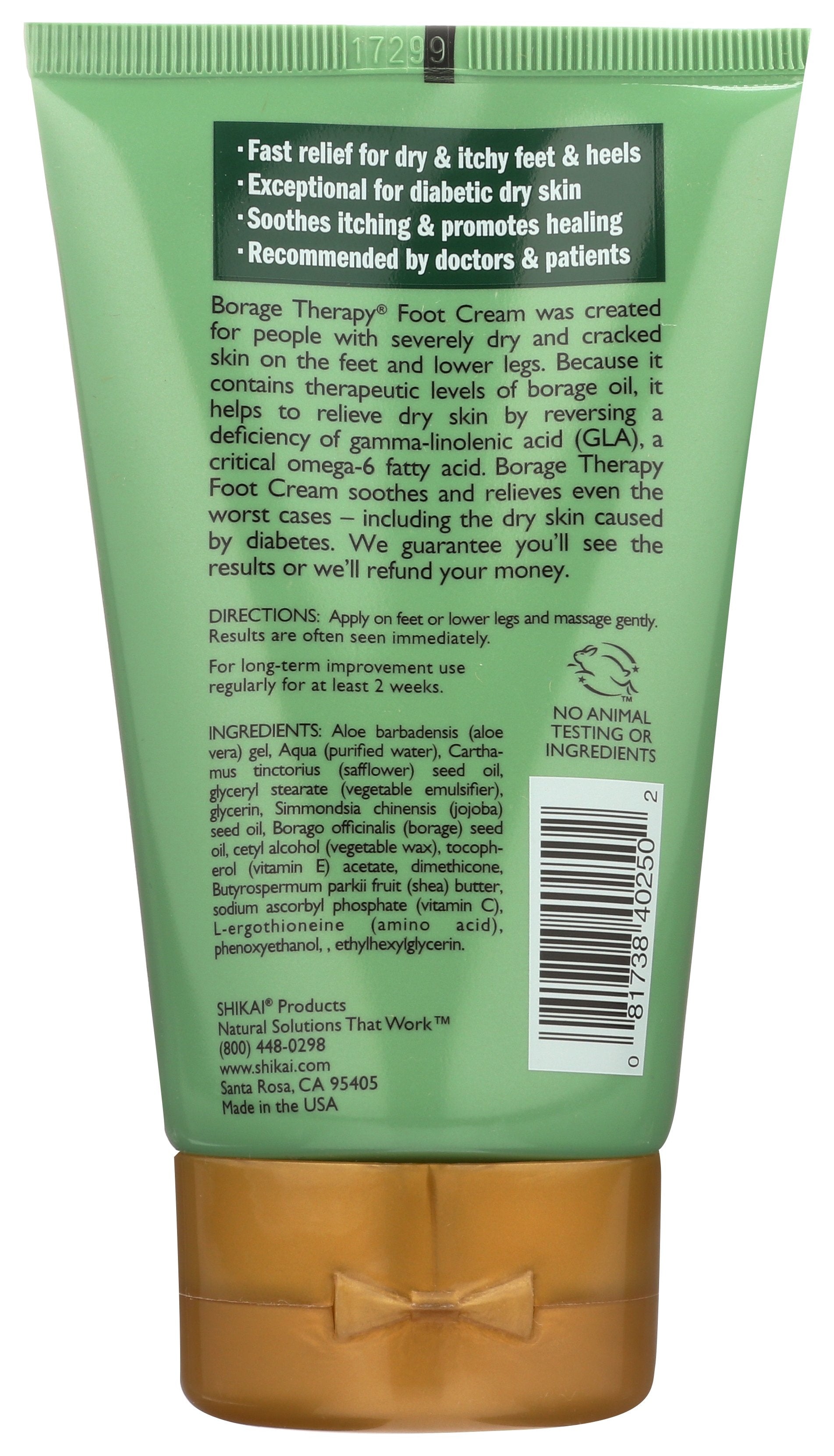 SHIKAI BORAGE FOOT CREAM - Case of 3