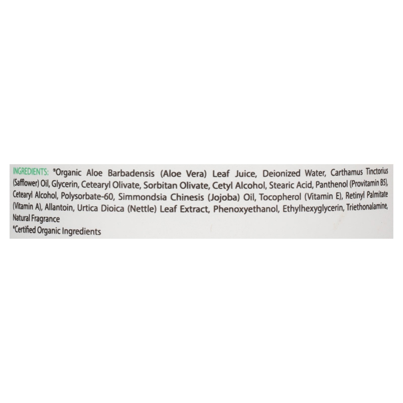 Mill Creek Aloe Vera Cream - 4 Oz
