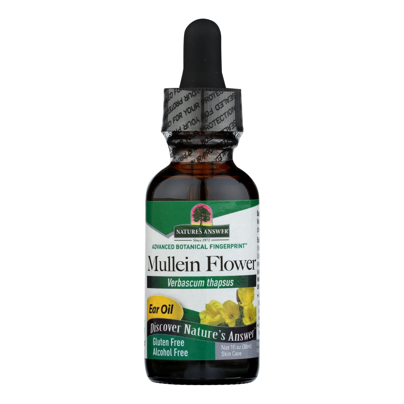 Nature's Answer - Mullein Flower Ear Oil Alcohol Free - 1 fl oz