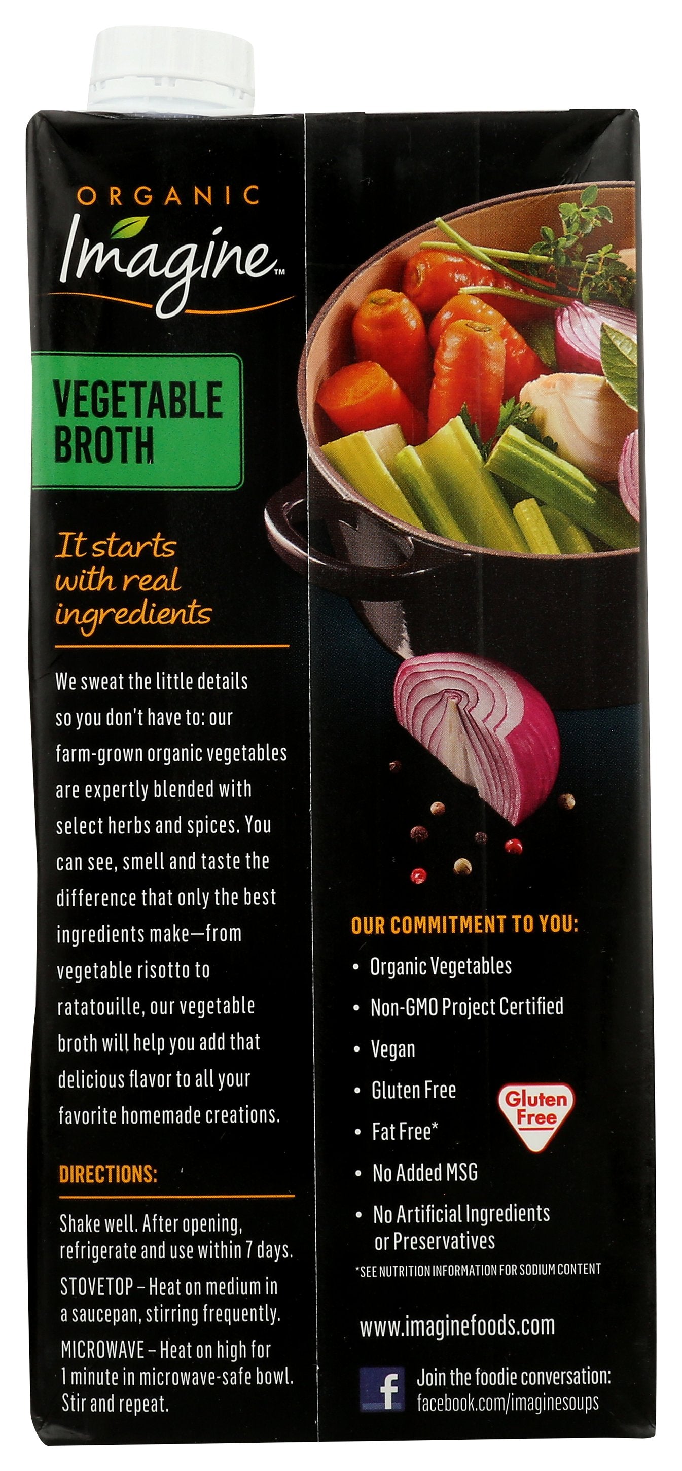 IMAGINE BROTH VEGETABLE ORG