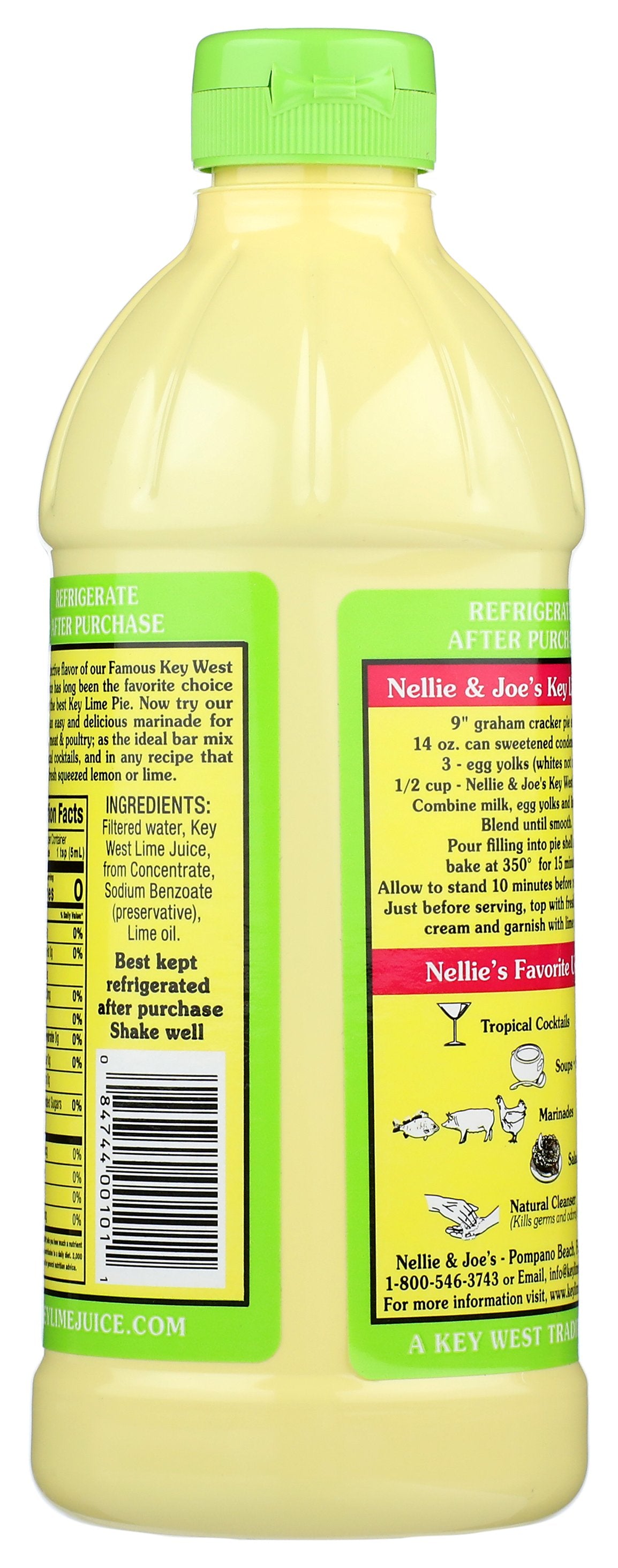 NELLIE & JOES JUICE KEY WEST LIME - Case of 12