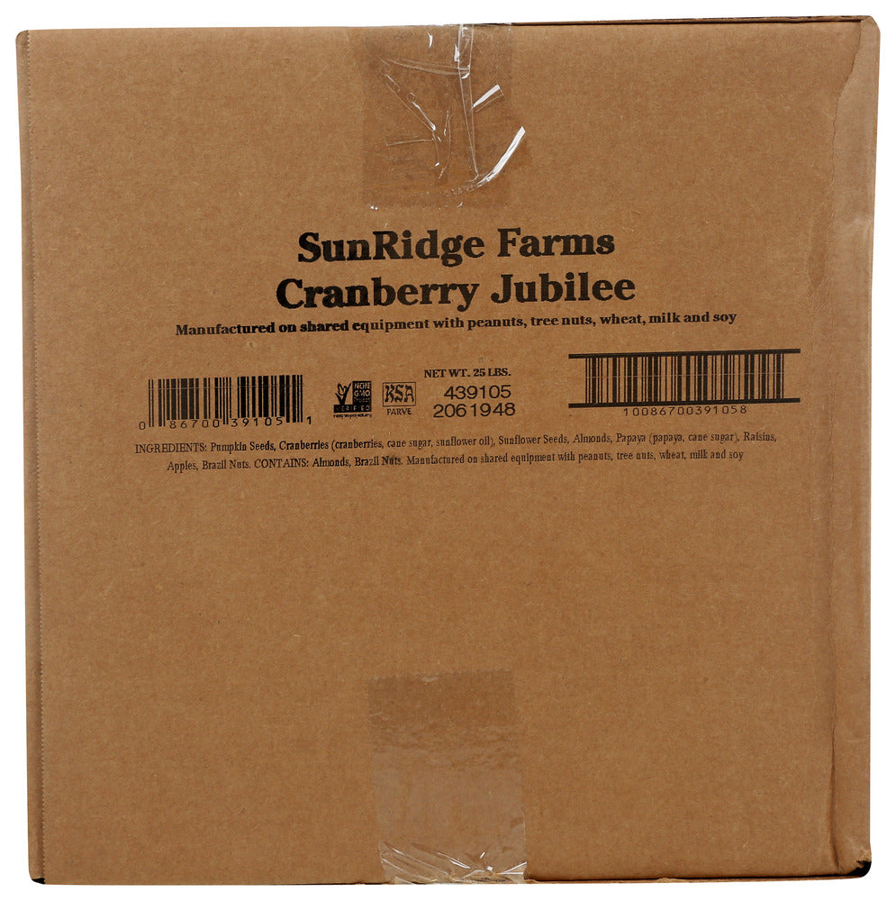 Sunridge Farms Trail Mix Jubilee Cranberry - 25 lb