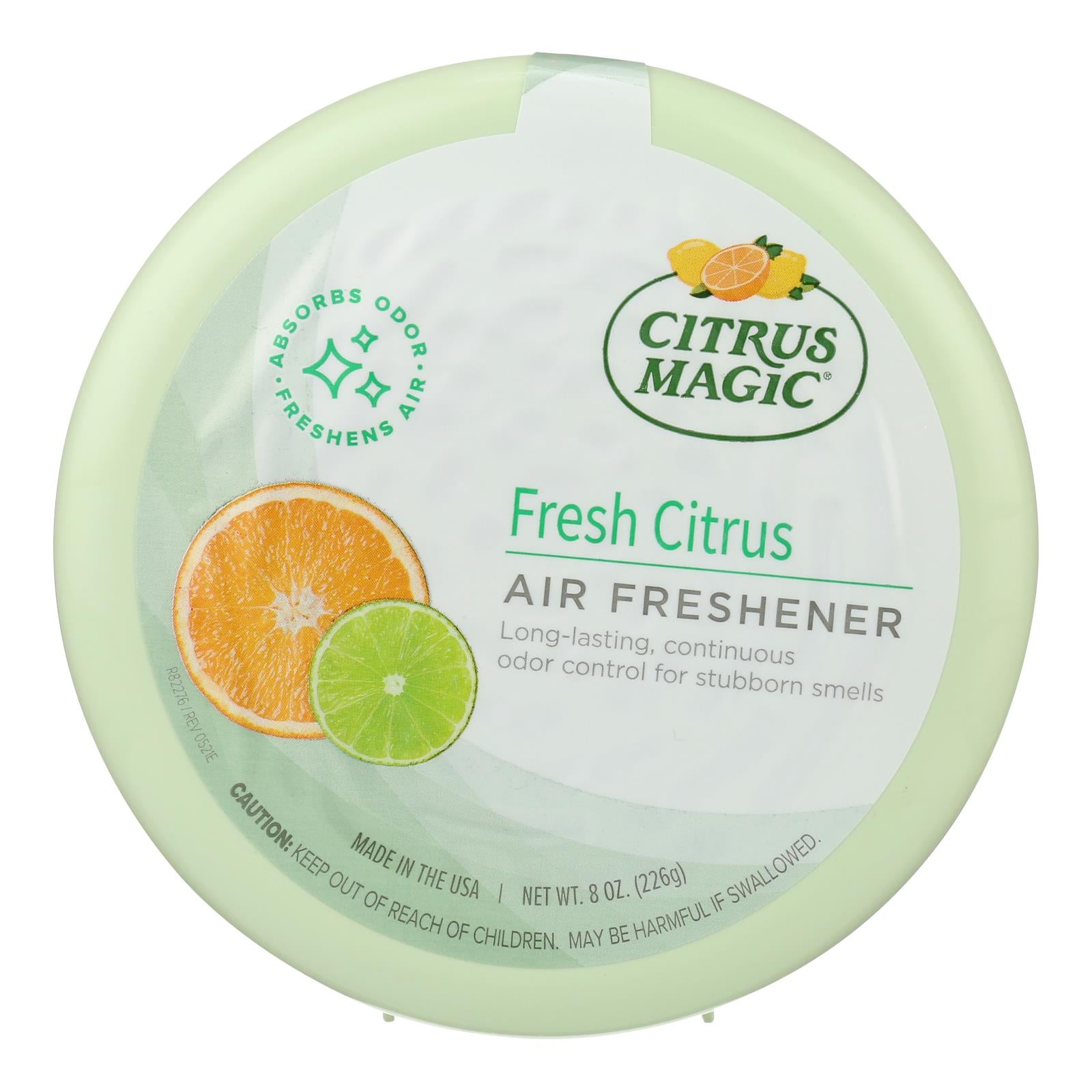 Citrus Magic Solid Air Freshener - 8 Oz - Case Of 6