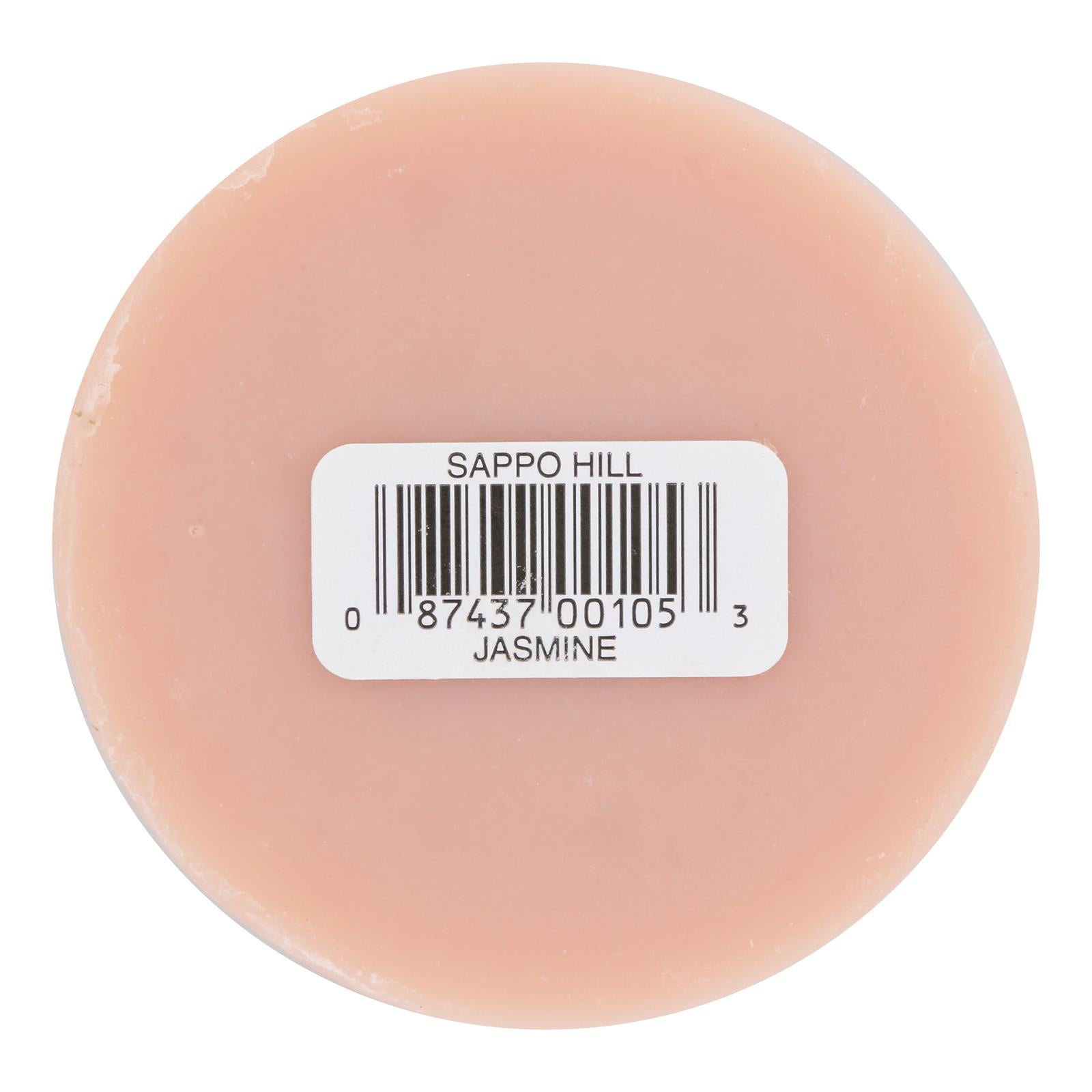 Sappo Hill Soapworks Glyceryne Creme Soap - Jasmine - Case Of 12 - 3.5 Oz