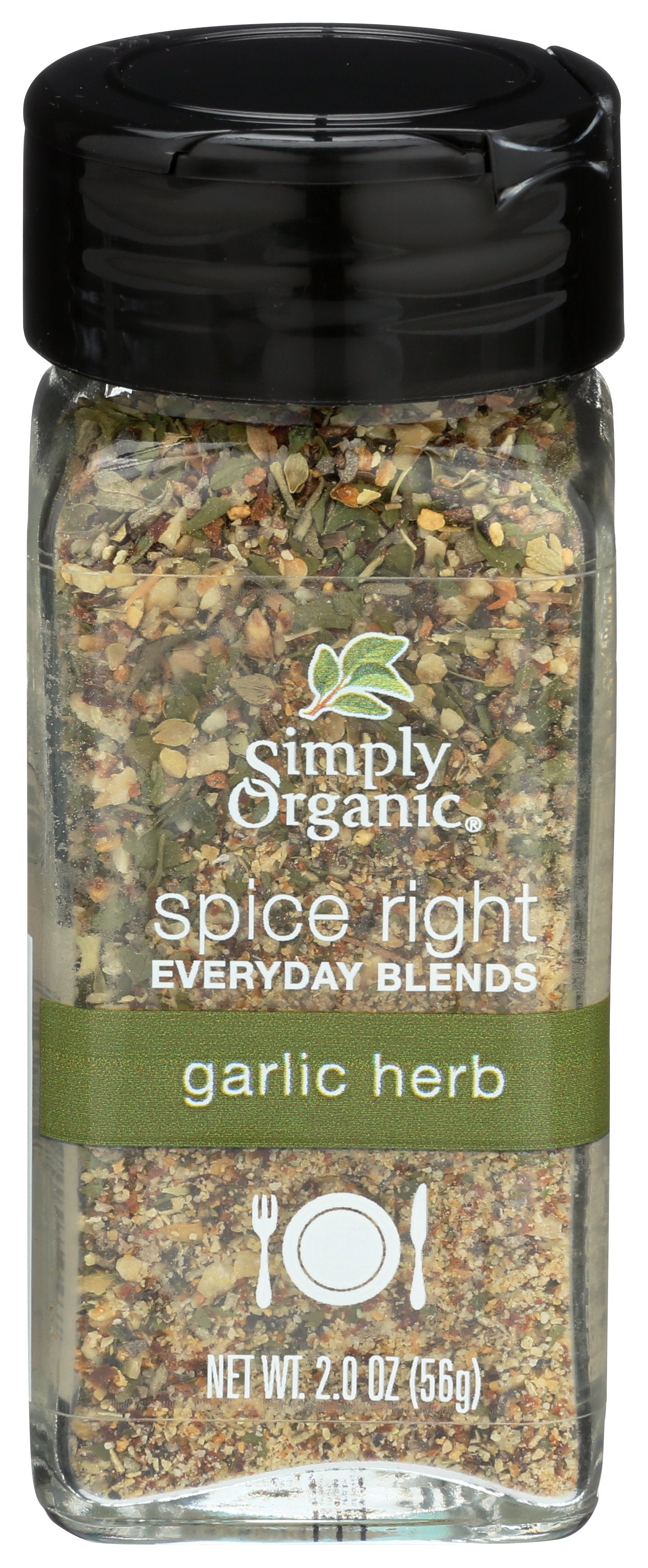 SIMPLY ORGANIC SPICE RIGHT GARLIC&HERB - Case of 6