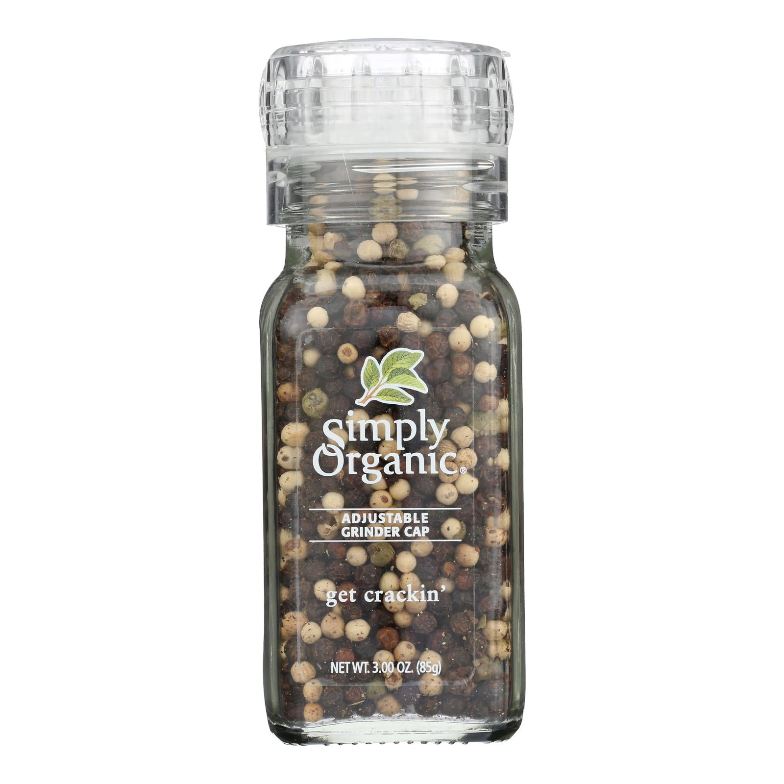 Simply Organic - Grind Organic Get Crackin - Case of 6-3 Ounces