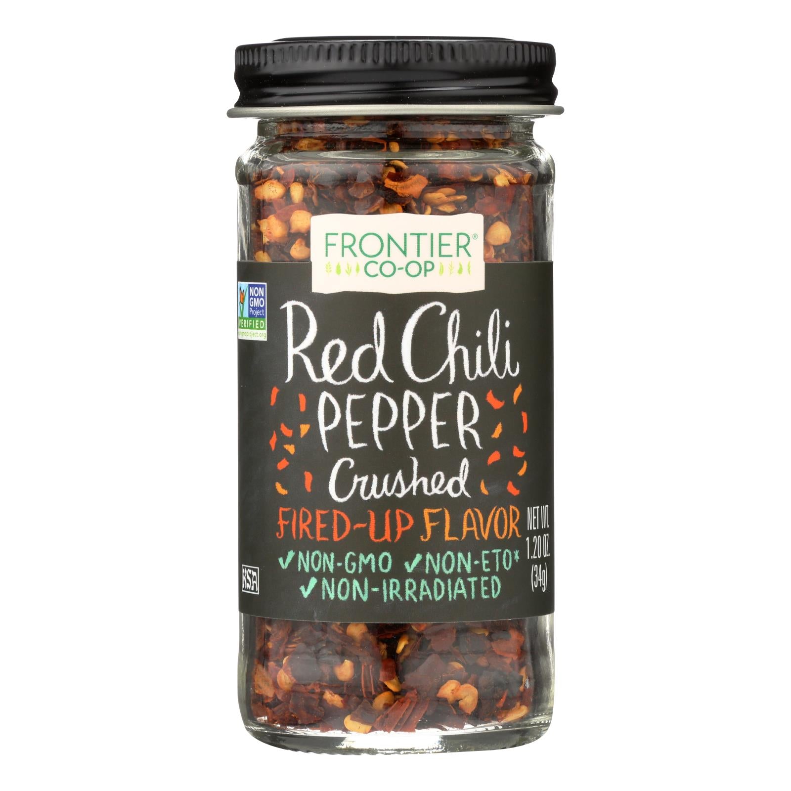 Frontier Herb Red Chili Peppers - Crushed - 1.2 Oz