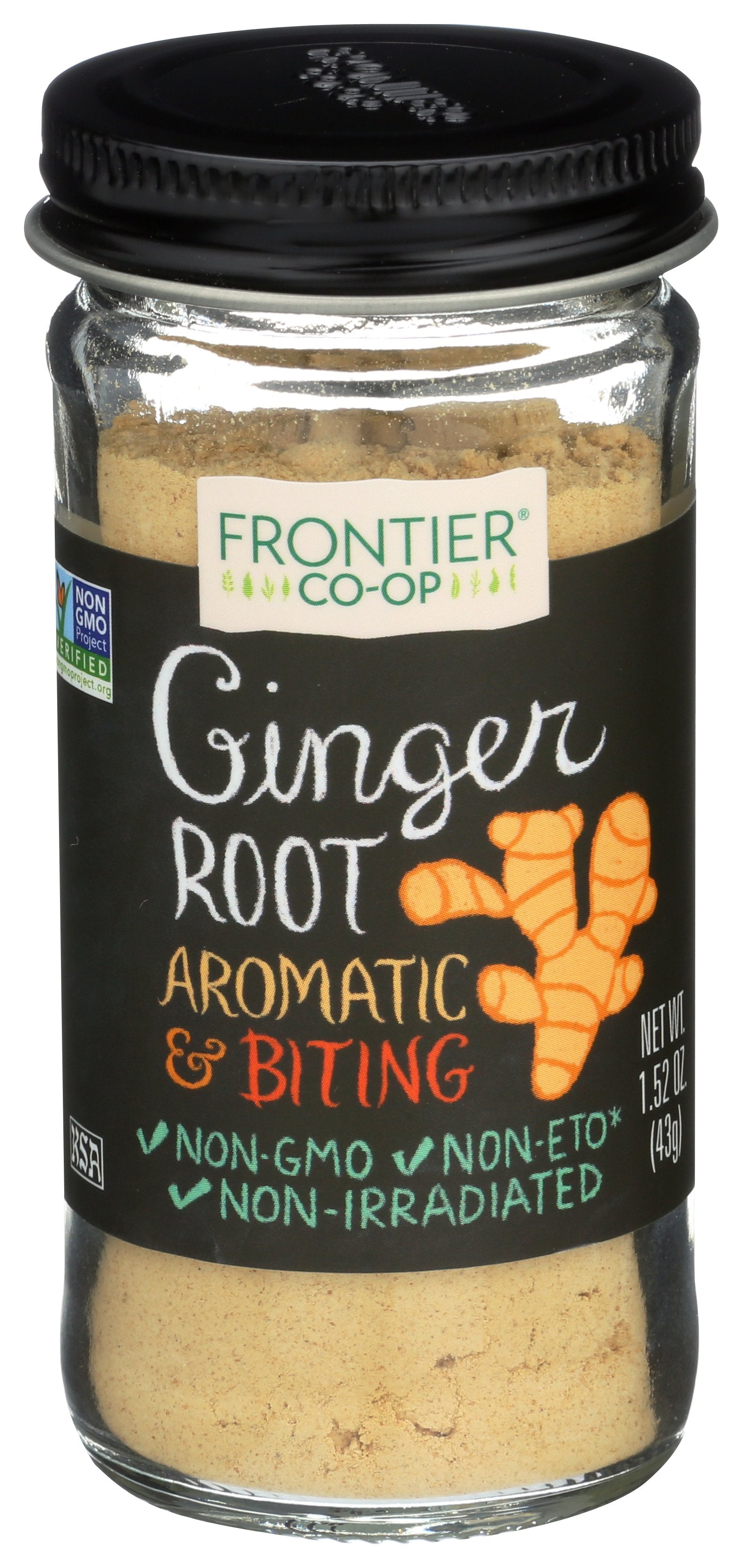 FRONTIER HERB SSNNG GINGER RT GRD BTTL
