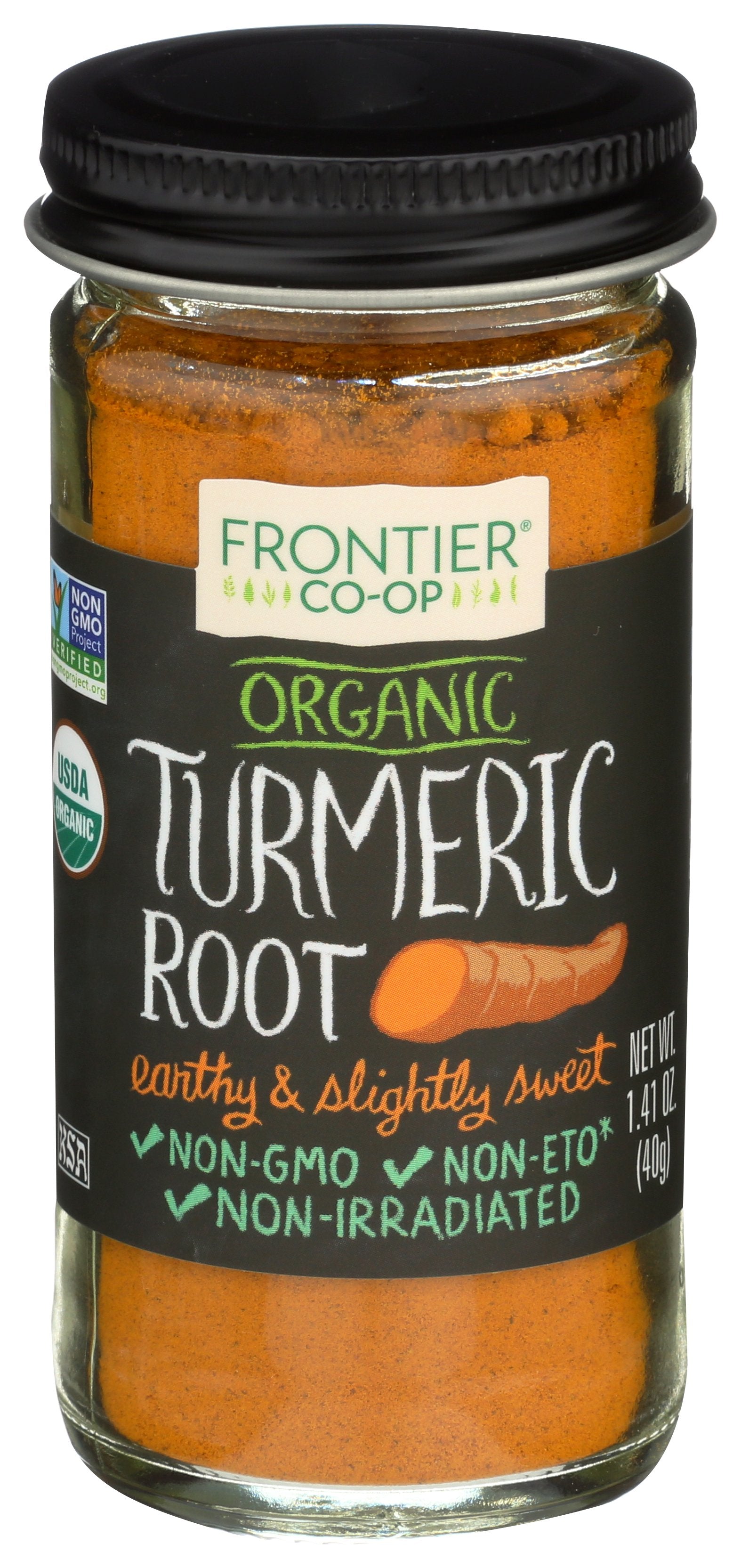 FRONTIER HERB TUMERIC ROOT GRND ORG BTTL
