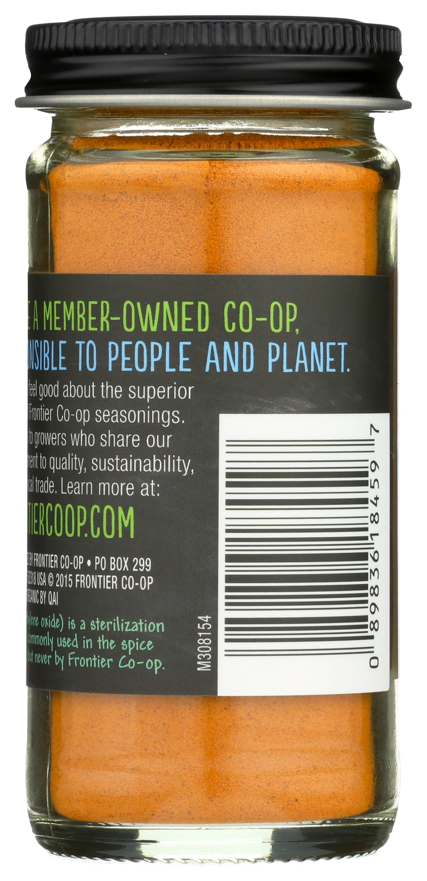 FRONTIER HERB TUMERIC ROOT GRND ORG BTTL