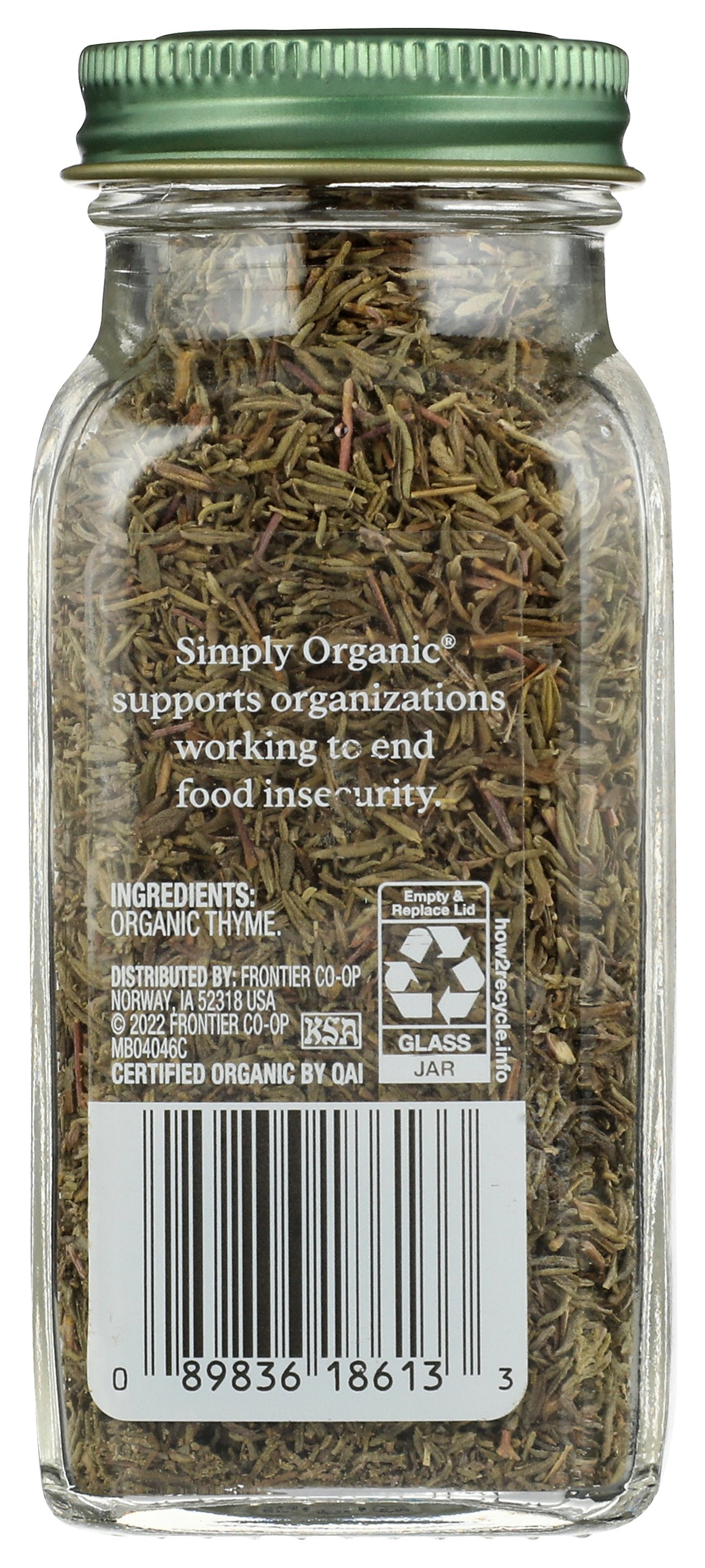 SIMPLY ORGANIC SSNNG THYME LEAF ORG BTTL