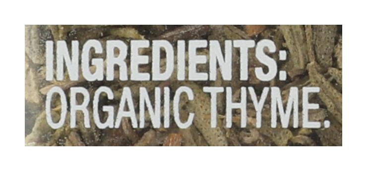 SIMPLY ORGANIC SSNNG THYME LEAF ORG BTTL
