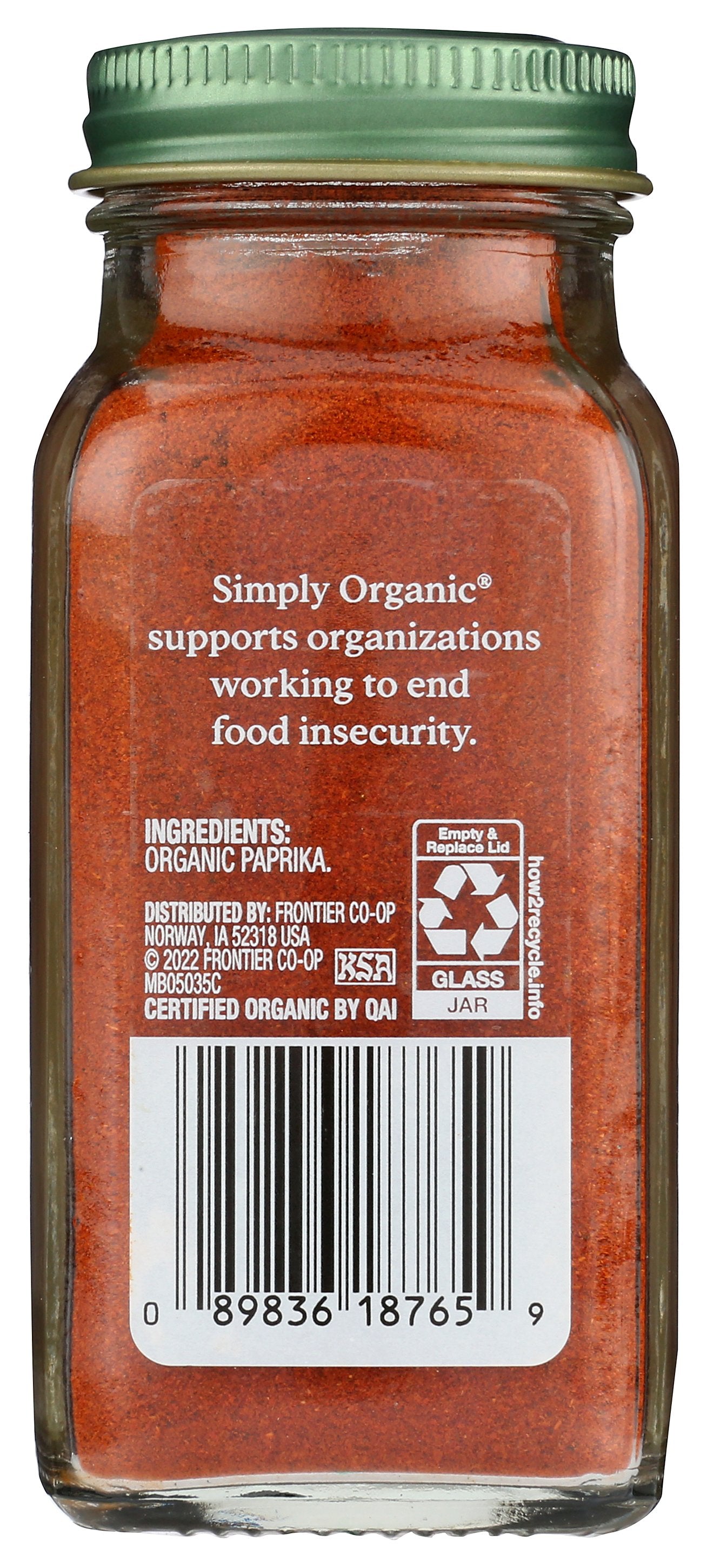 SIMPLY ORGANIC PAPRIKA GRND