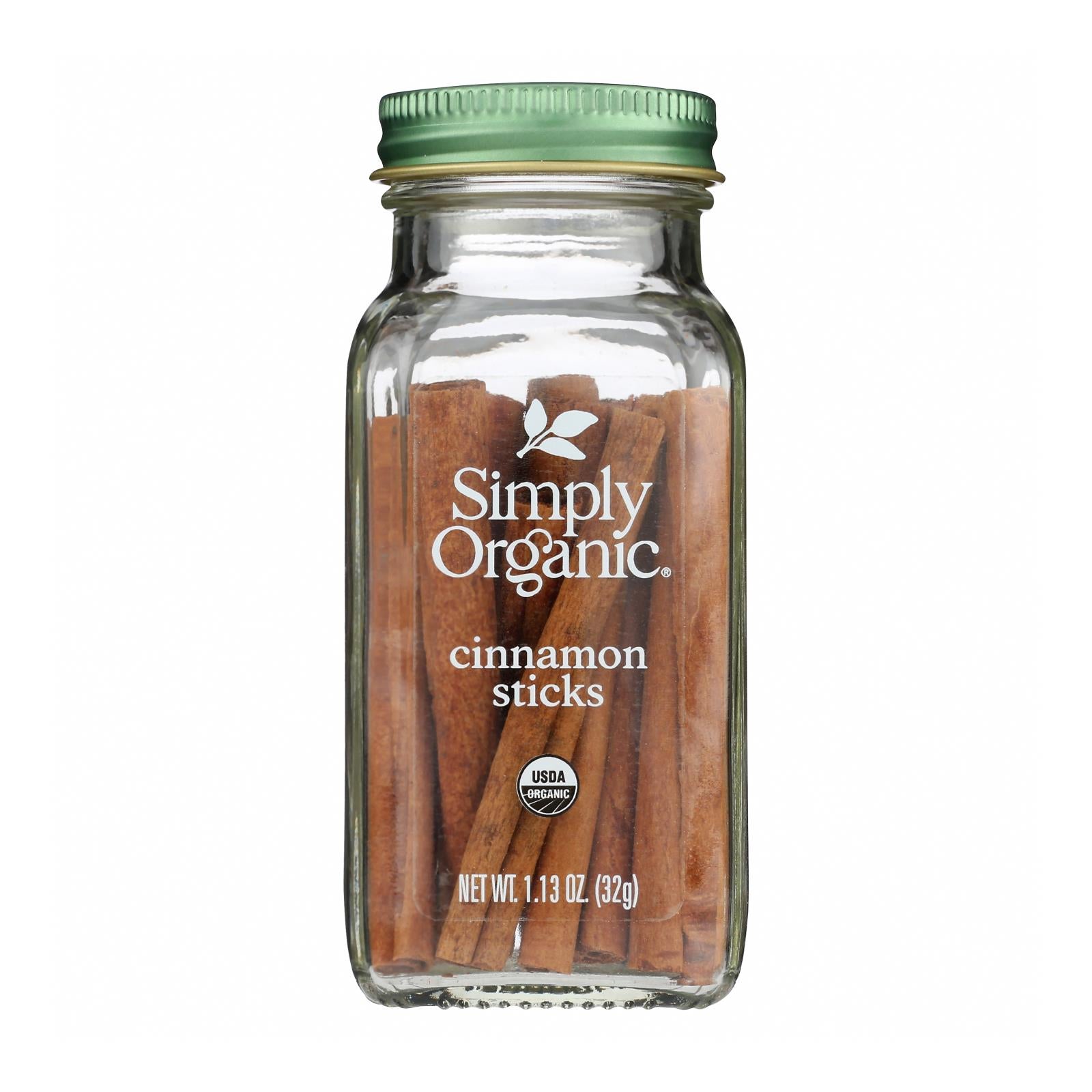 Simply Organic - Cinnamon Sticks Organic Whole - Case of 6 - 1.13 Ounces