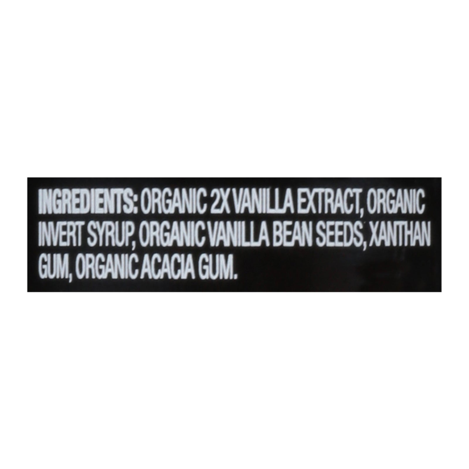 Simply Organic - Paste Og2 Vanilla Bean - CS of 6-2 FZ